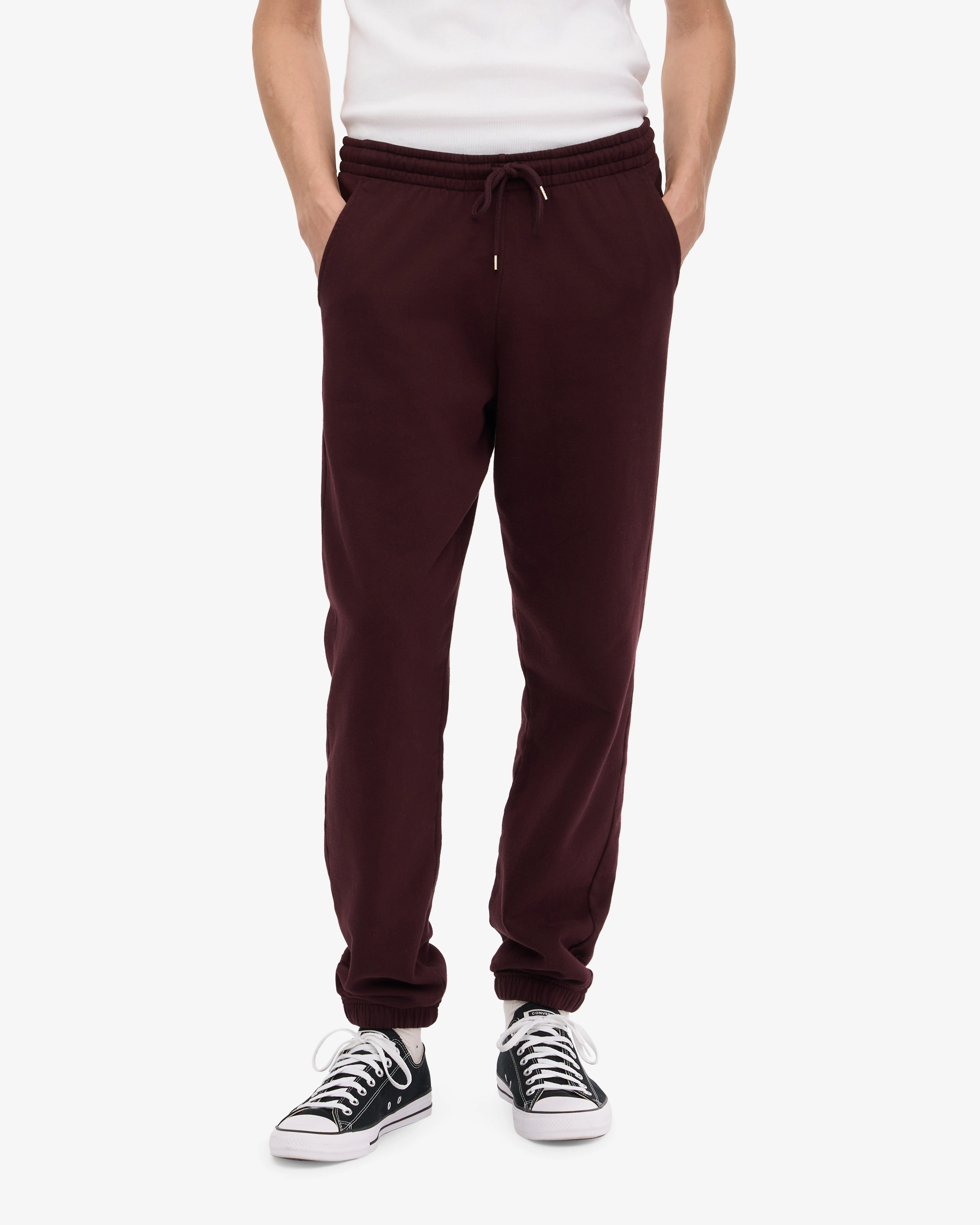 Organic Sweatpants - Oxblood Red