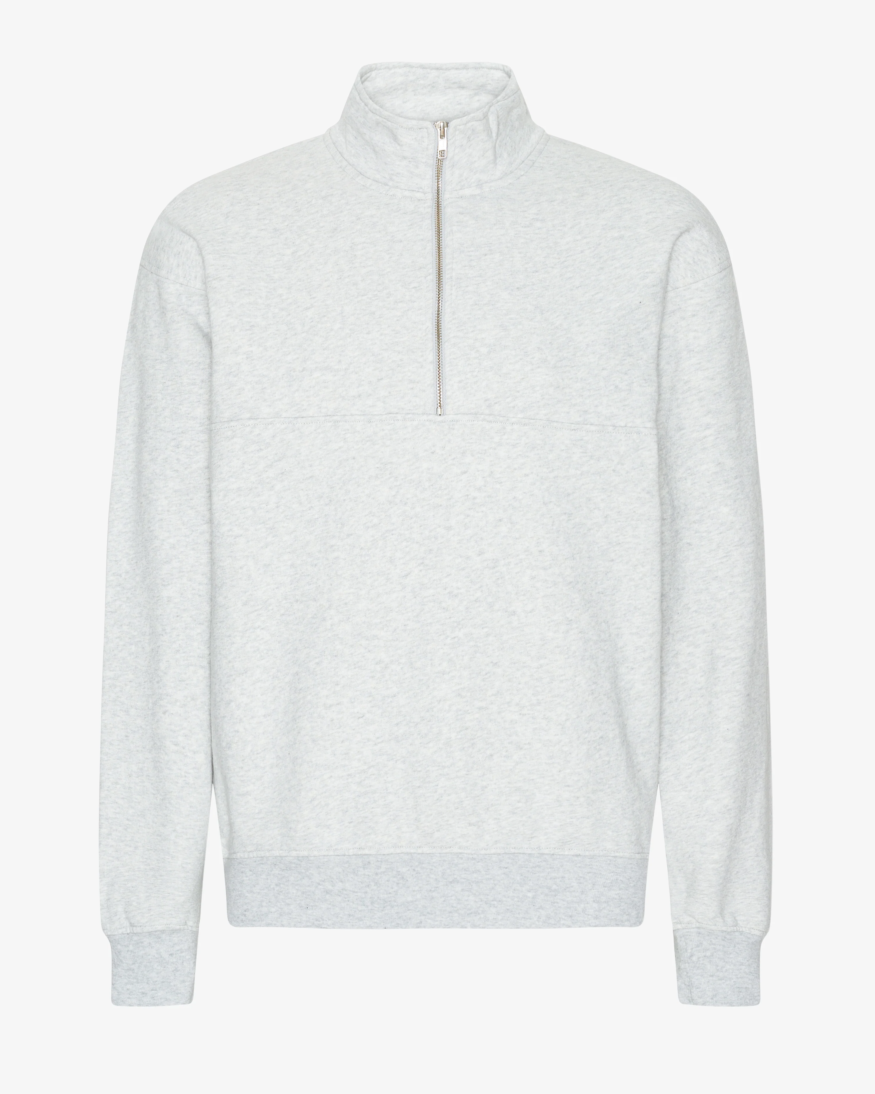 Organic Quarter Zip - Snow Melange