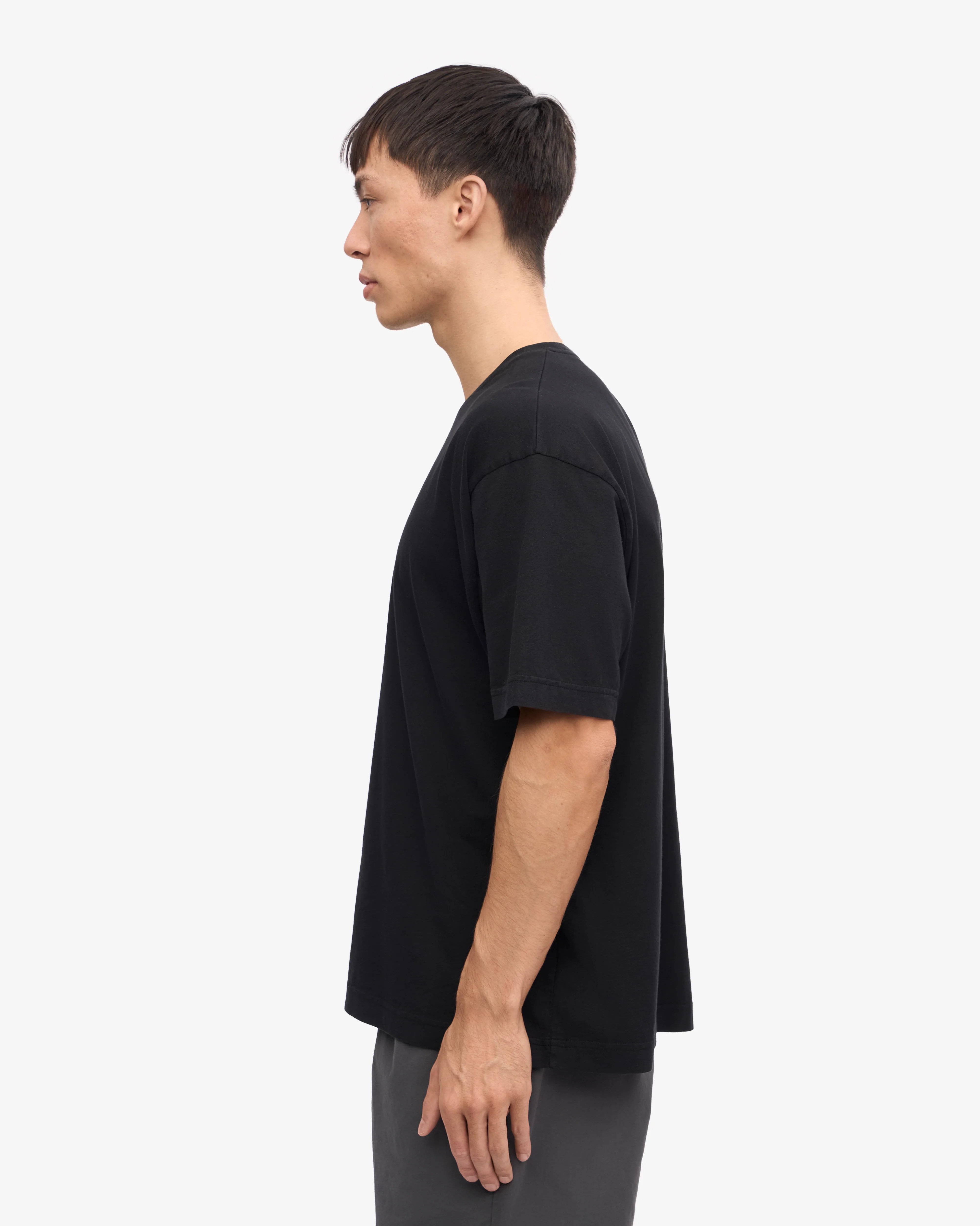 Oversized Organic T-Shirt - Deep Black