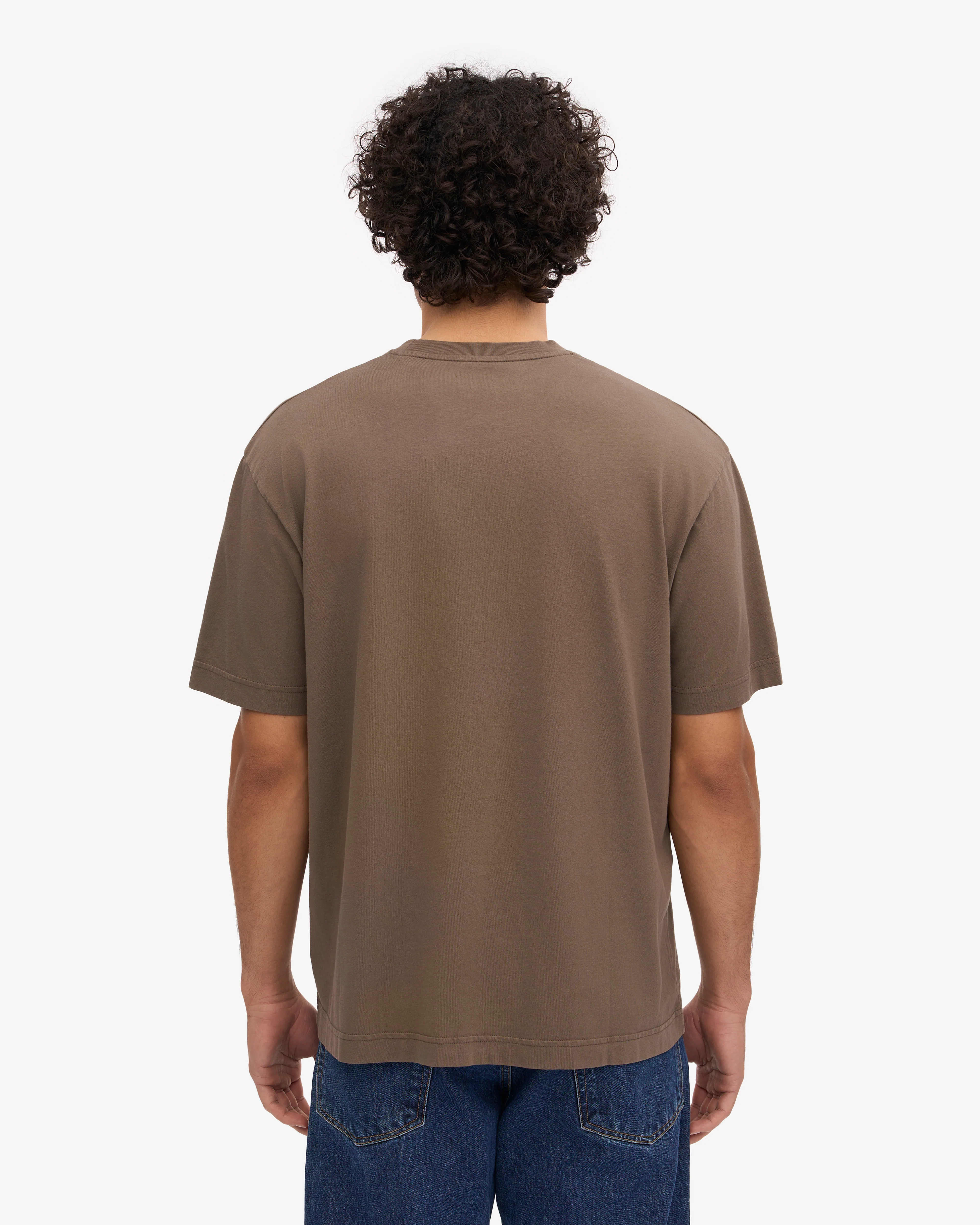Oversized Organic T-Shirt - Cedar Brown