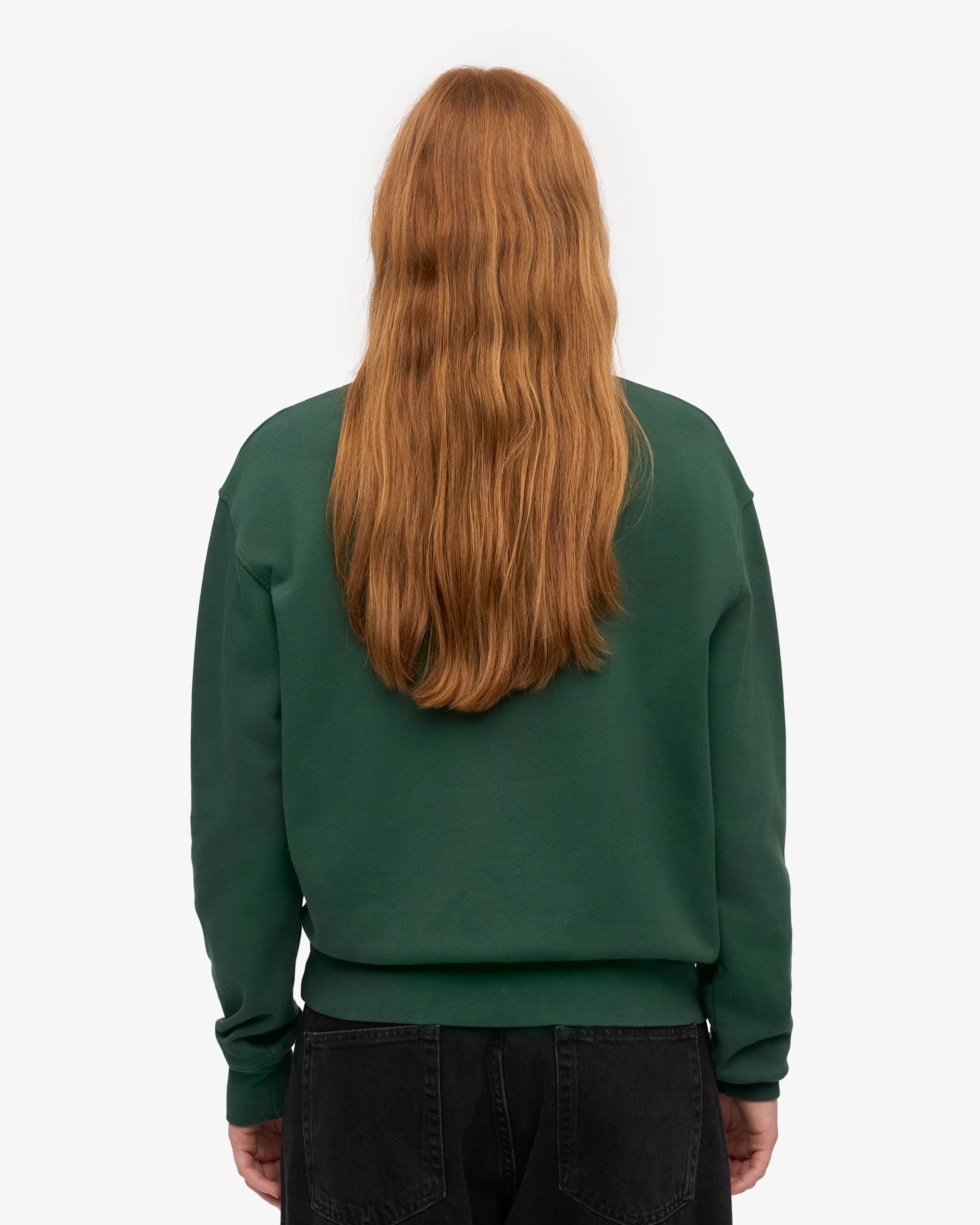 Women Classic Organic Crew - Emerald Green