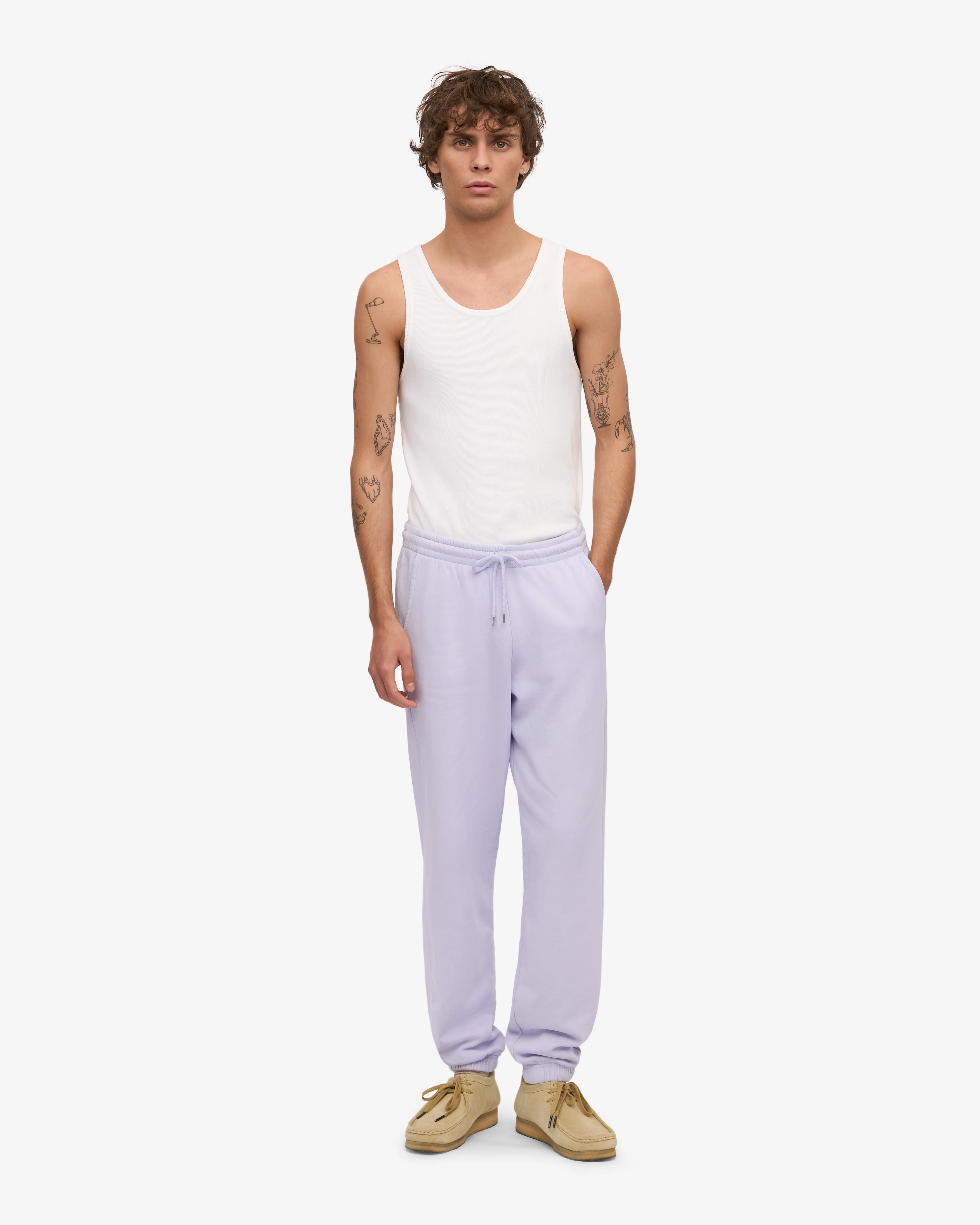 Organic Sweatpants - Soft Lavender