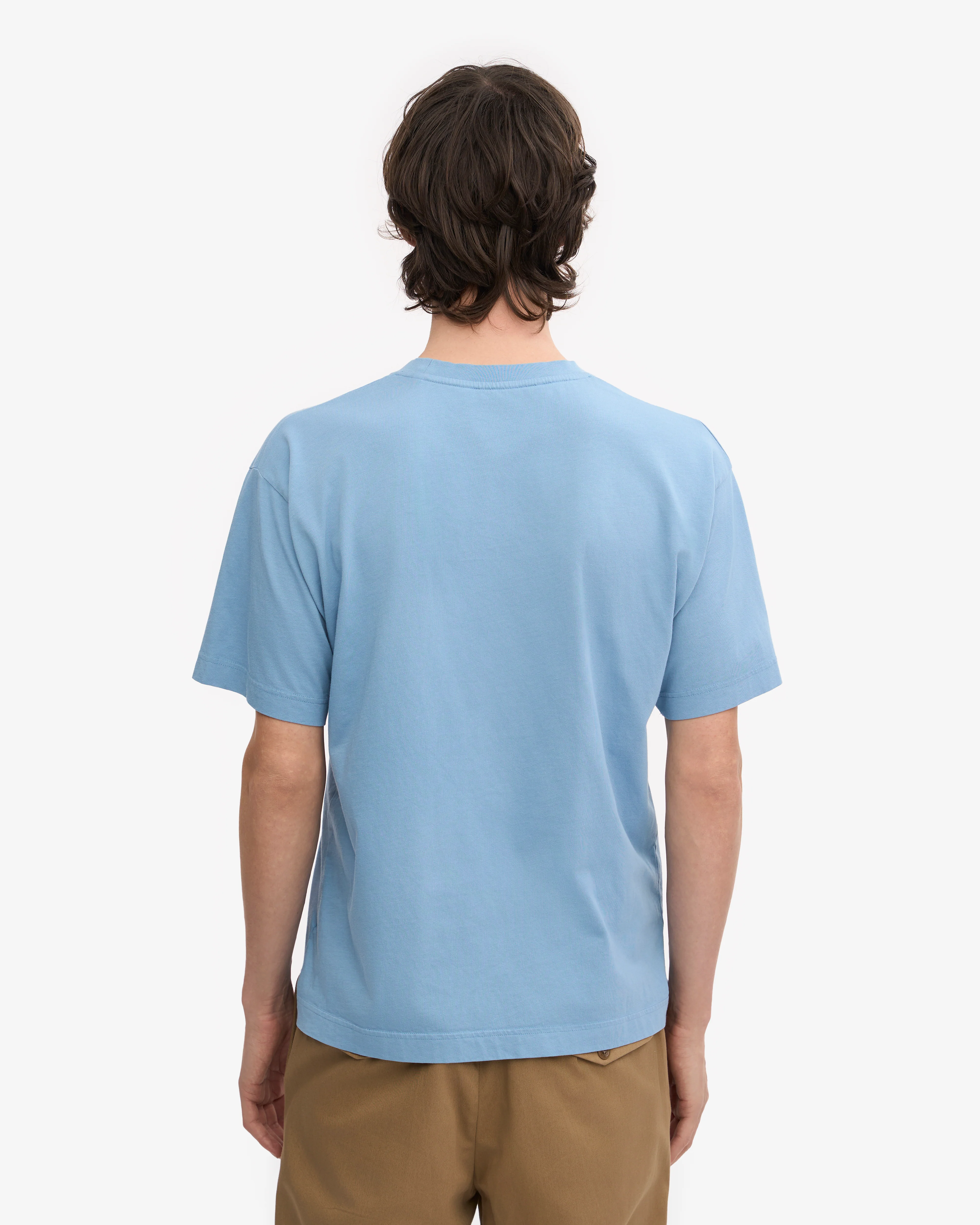 Oversized Organic T-Shirt - Seaside Blue