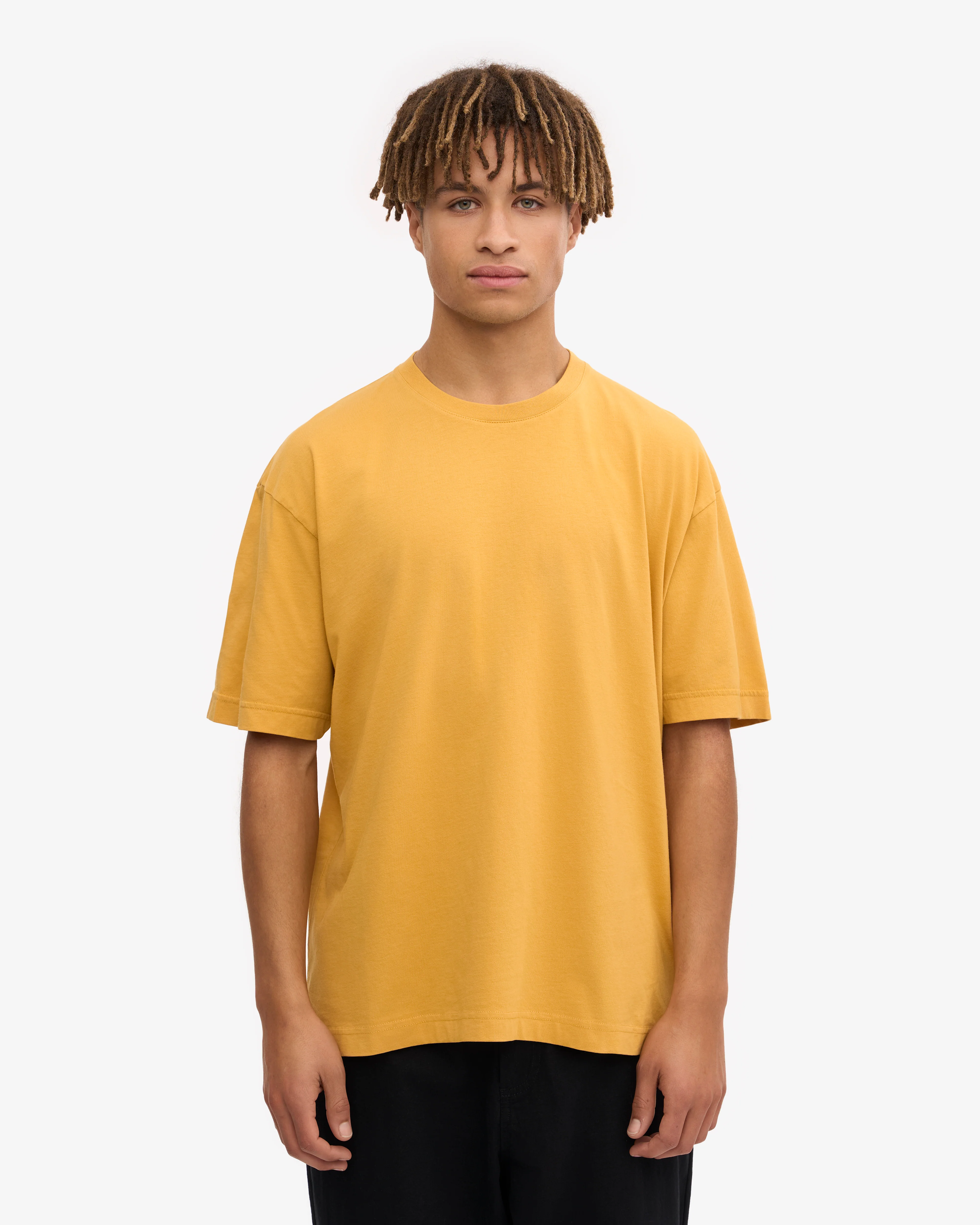 Oversized Organic T-Shirt - Burned Yellow