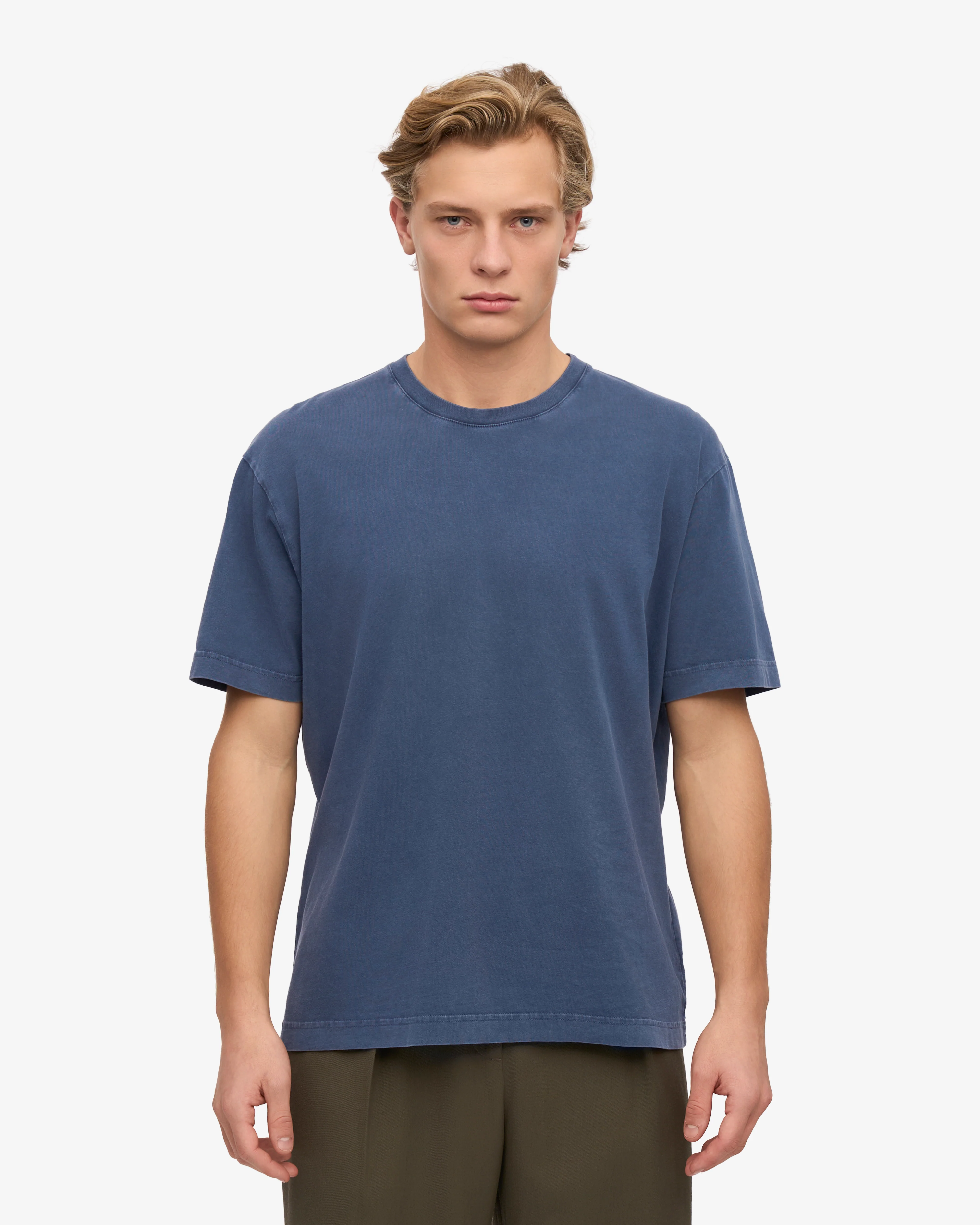 Oversized Organic T-Shirt - Neptune Blue
