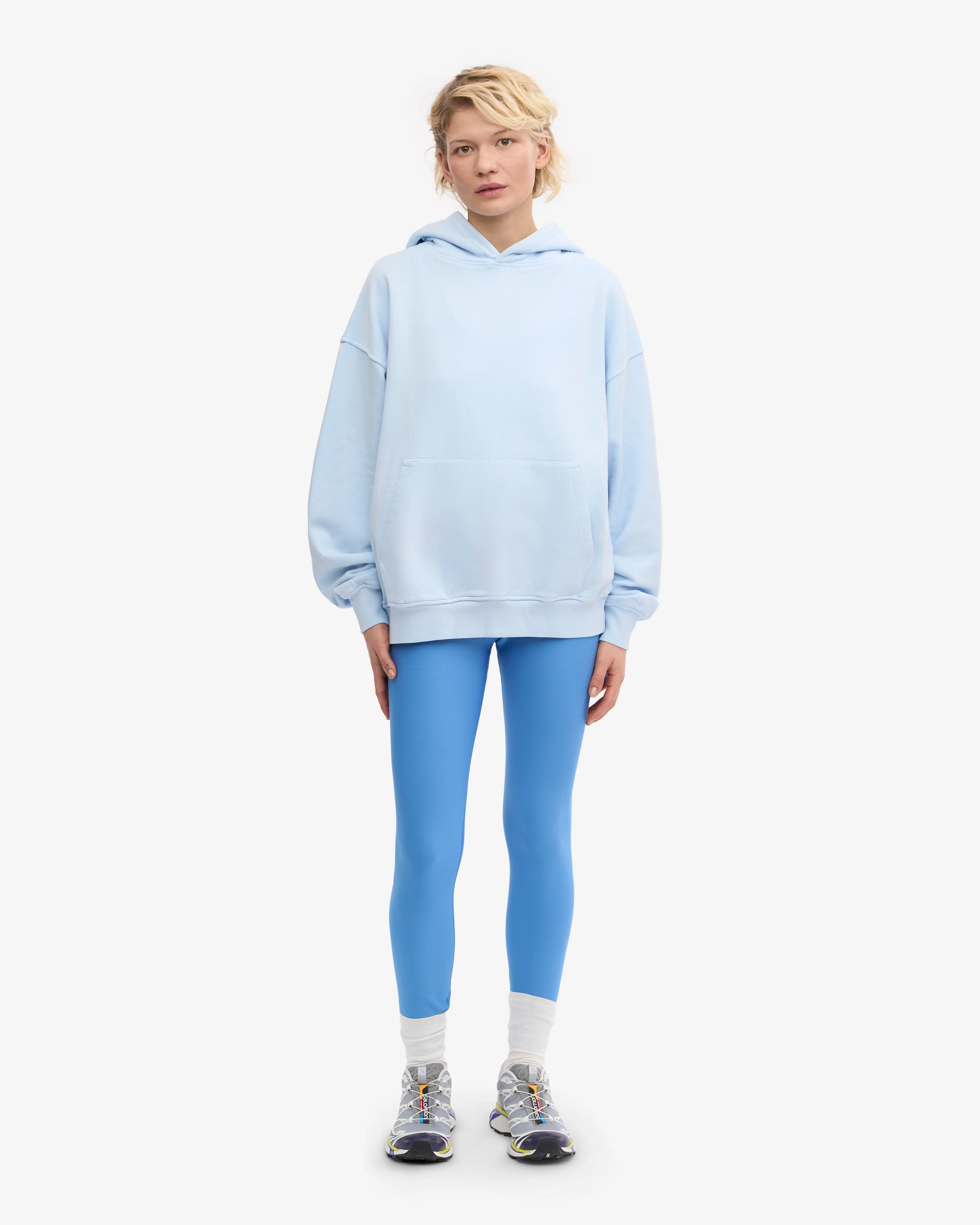 Organic Oversized Hood - Polar Blue