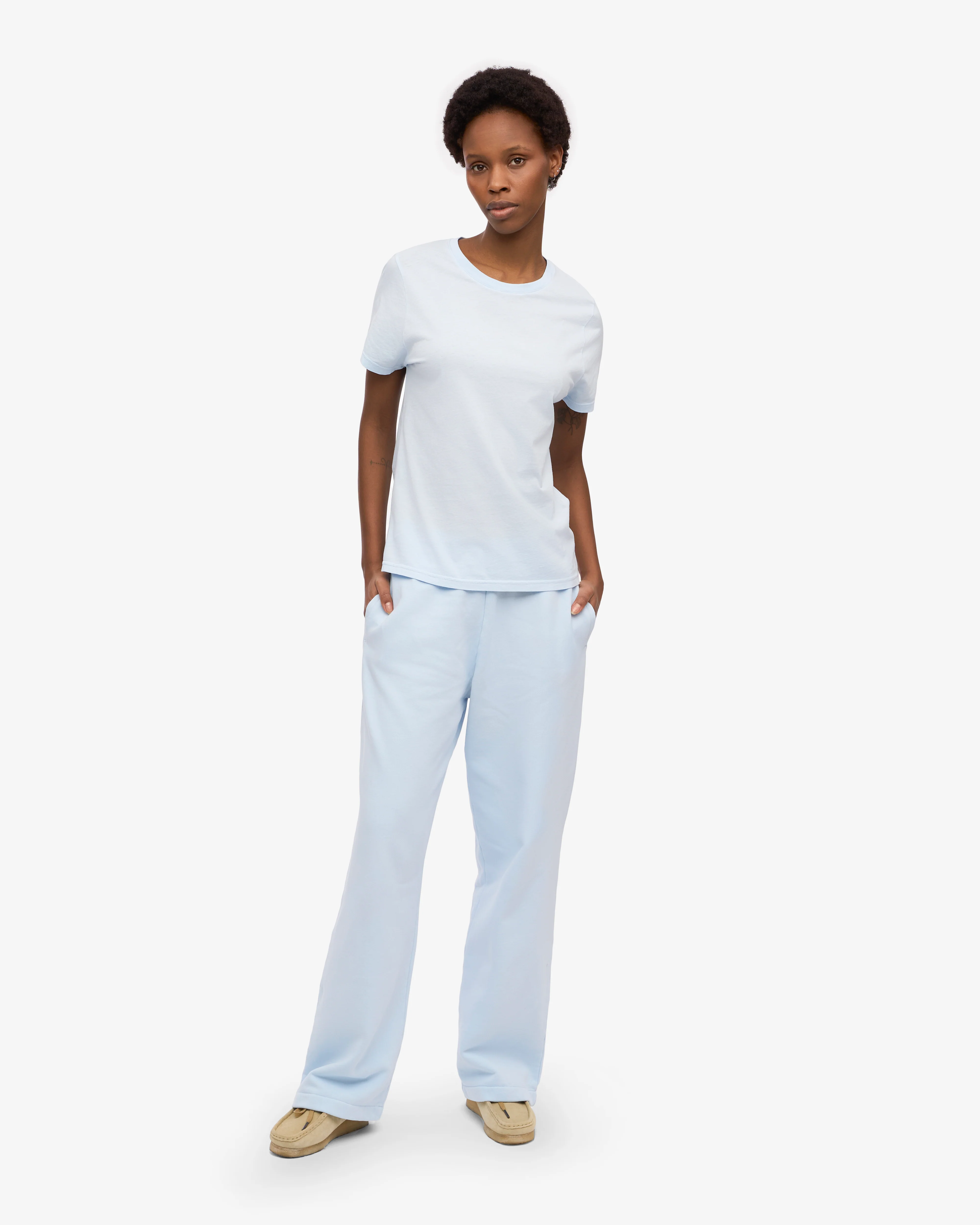 Women Light Organic Tee - Polar Blue