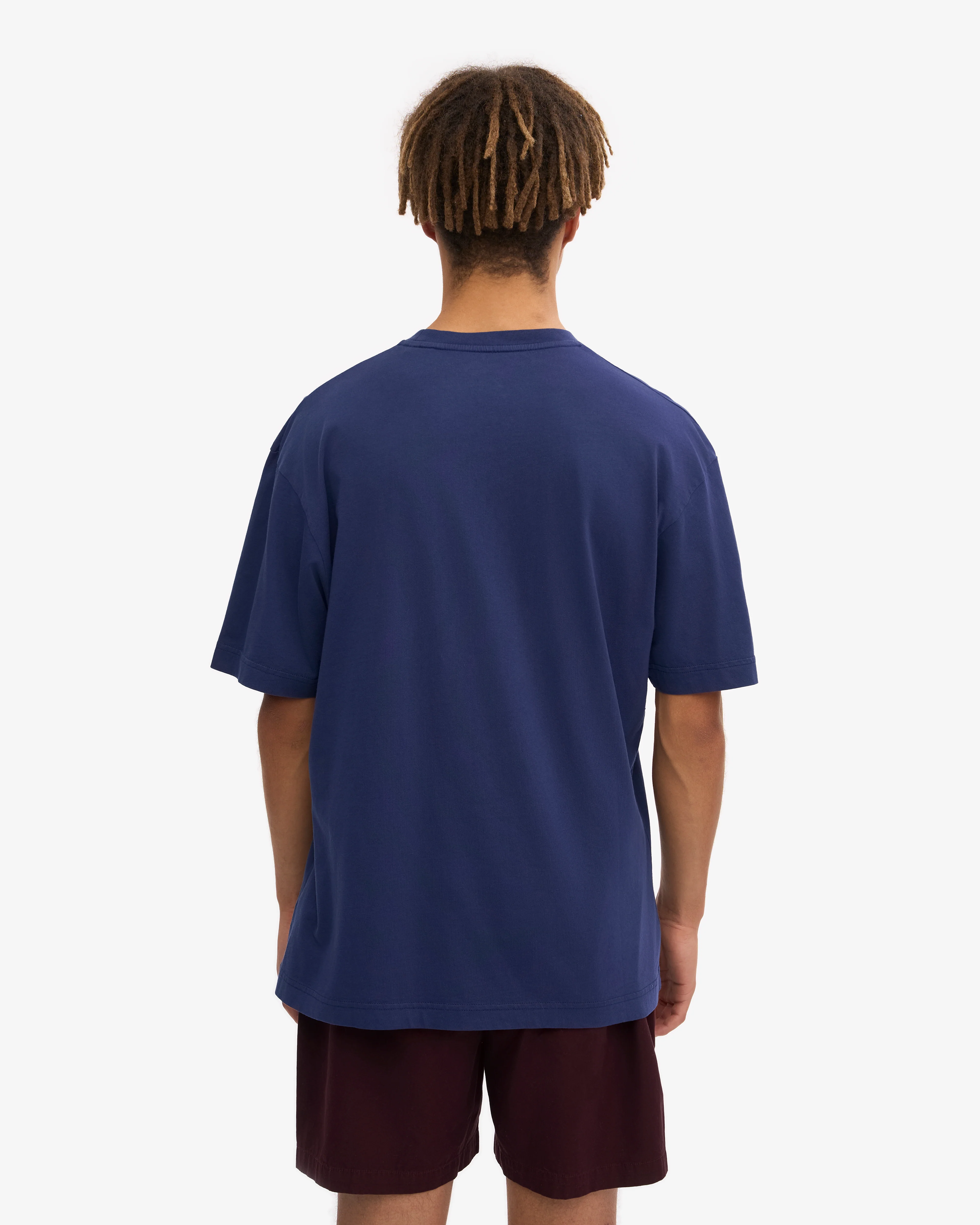 Oversized Organic T-Shirt - Marine Blue