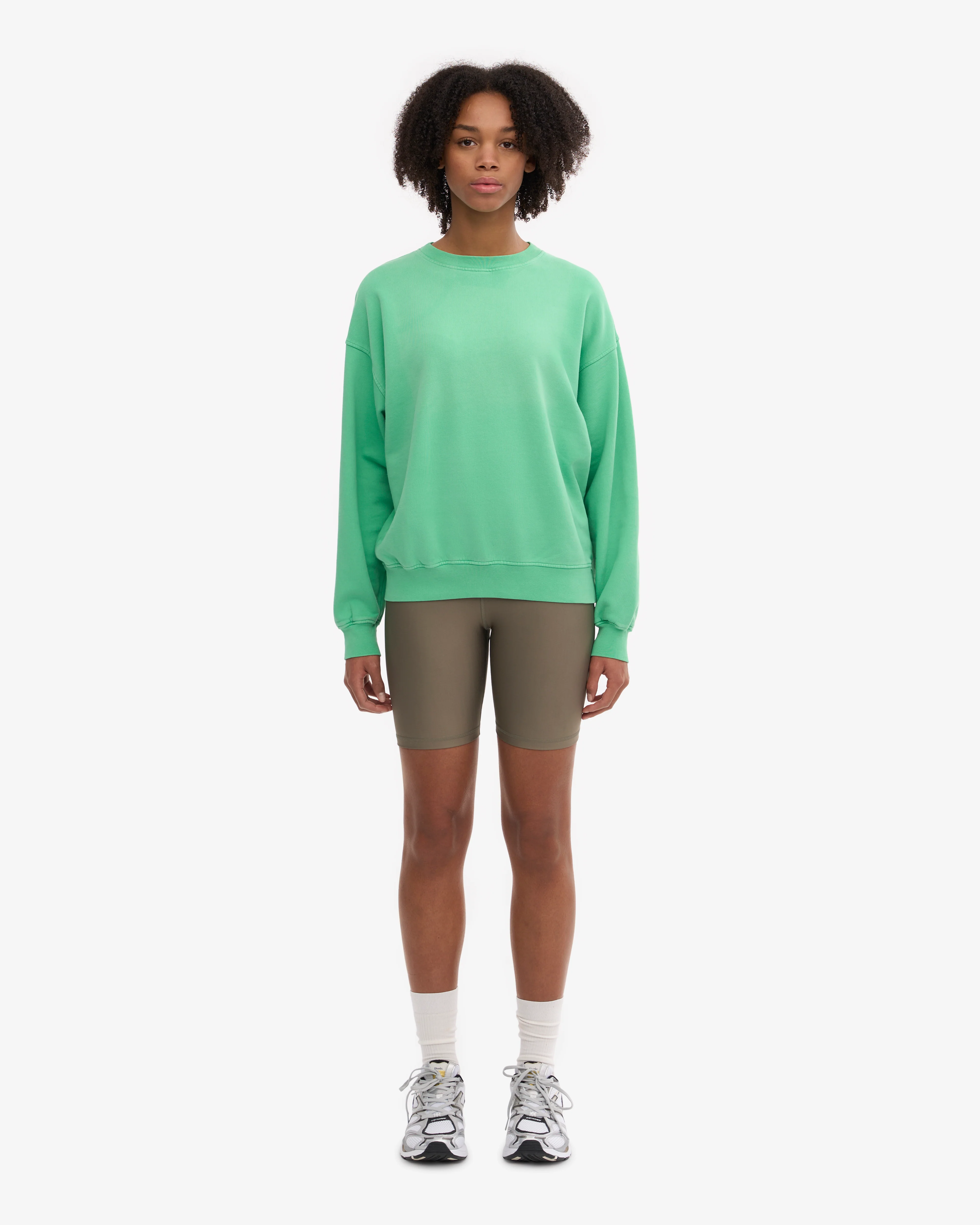 Organic Oversized Crew - Spring Green