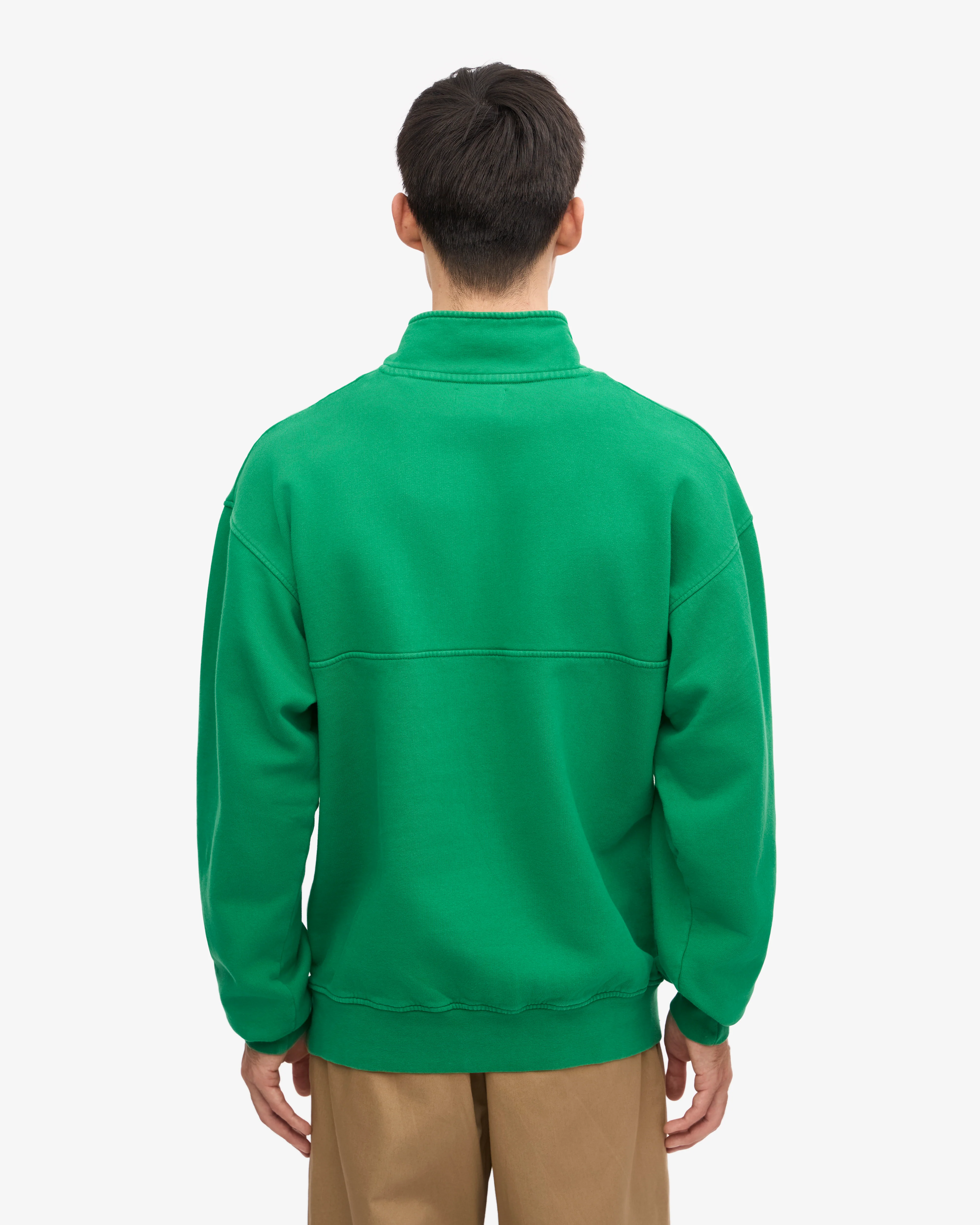 Organic Quarter Zip - Kelly Green