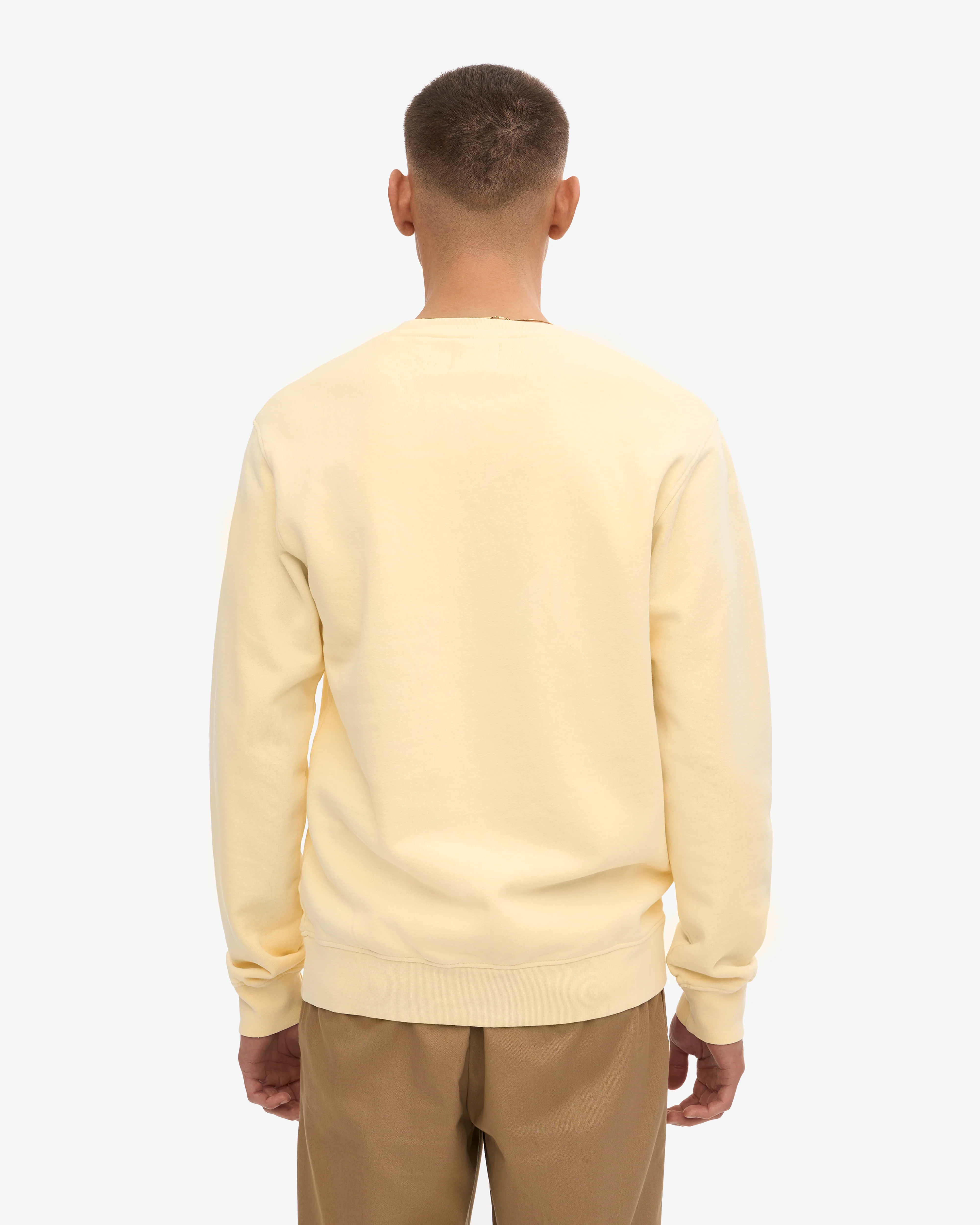 Classic Organic Crew - Soft Yellow
