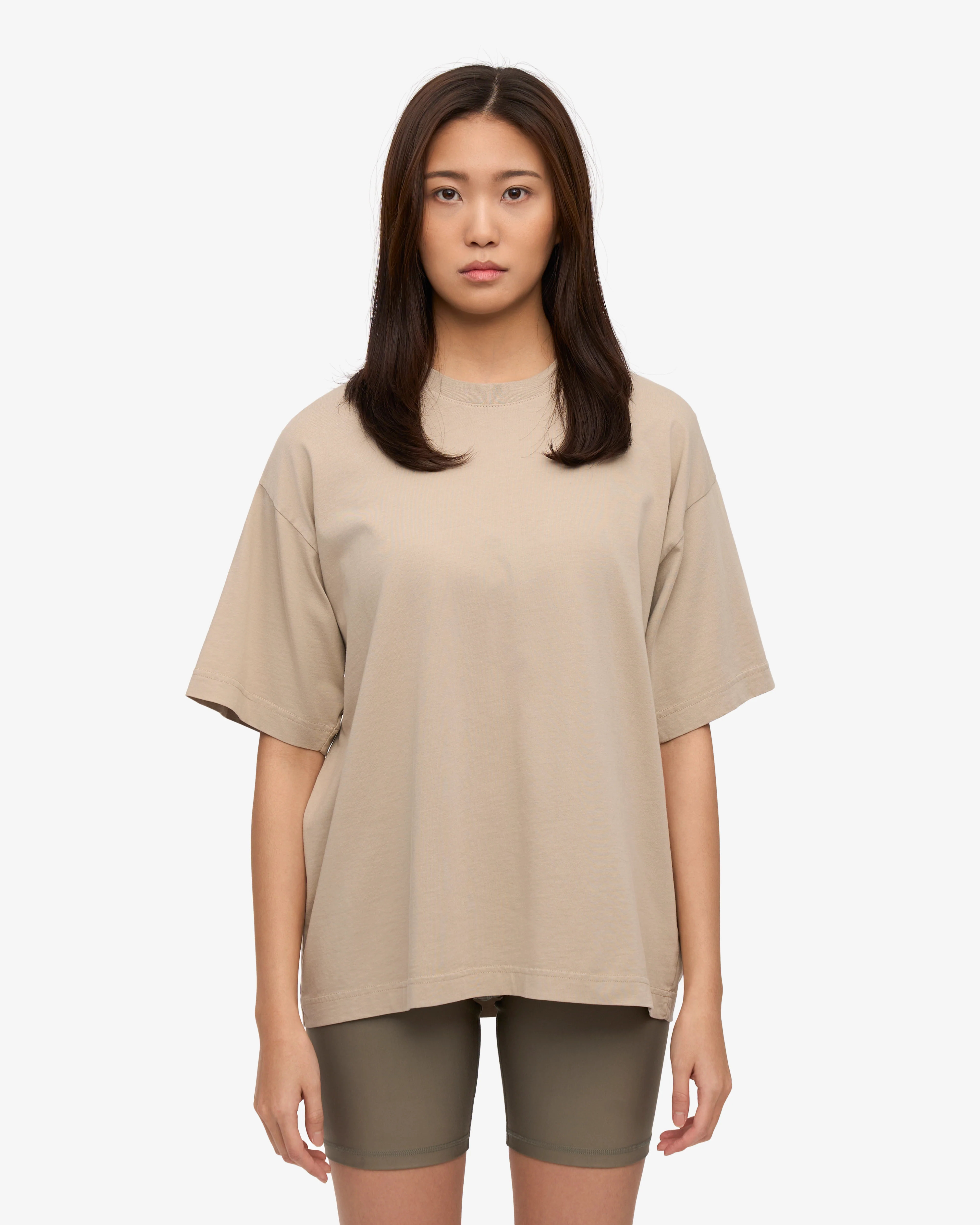 Oversized Organic T-Shirt - Oyster Grey