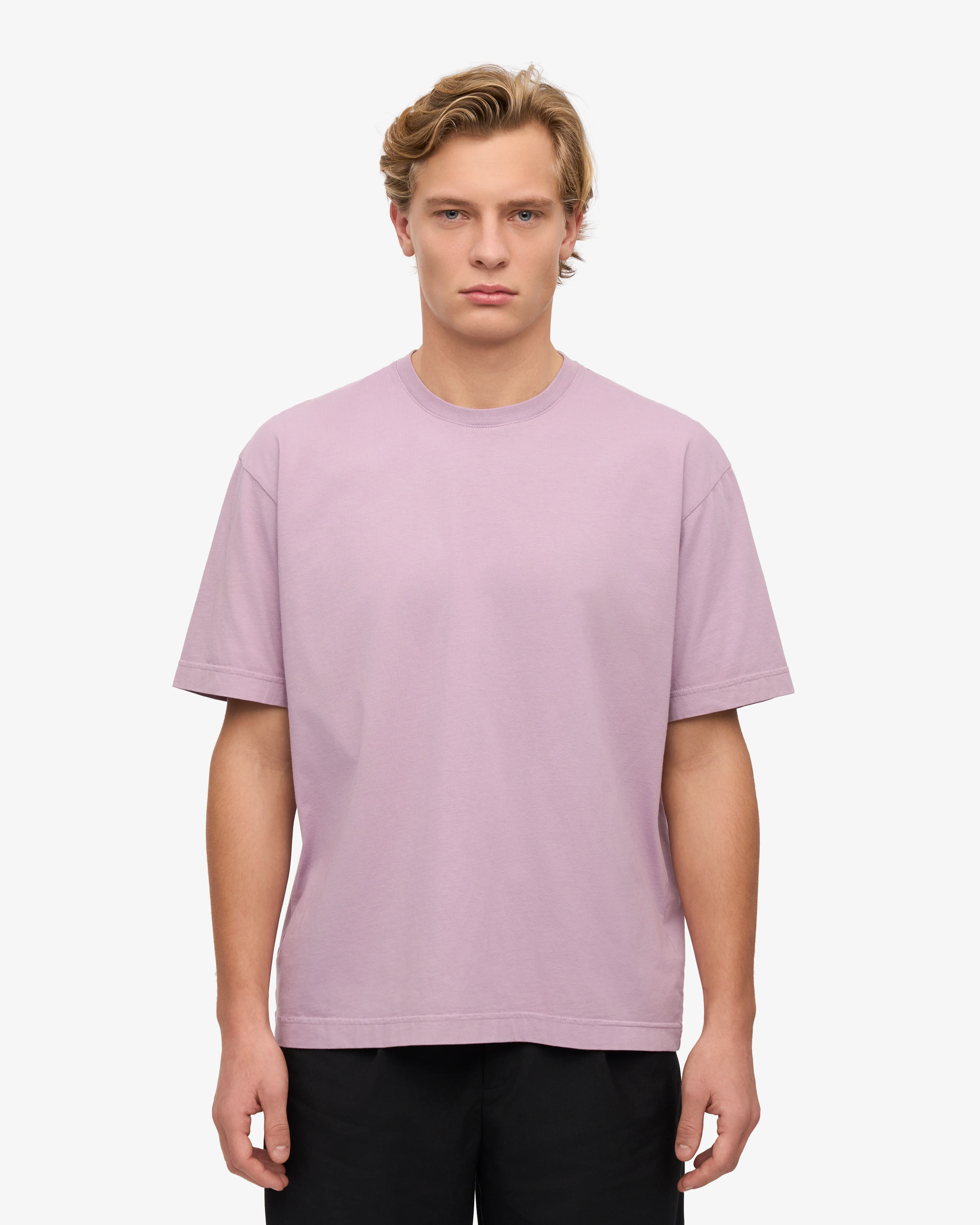 Oversized Organic T-Shirt - Pearly Purple