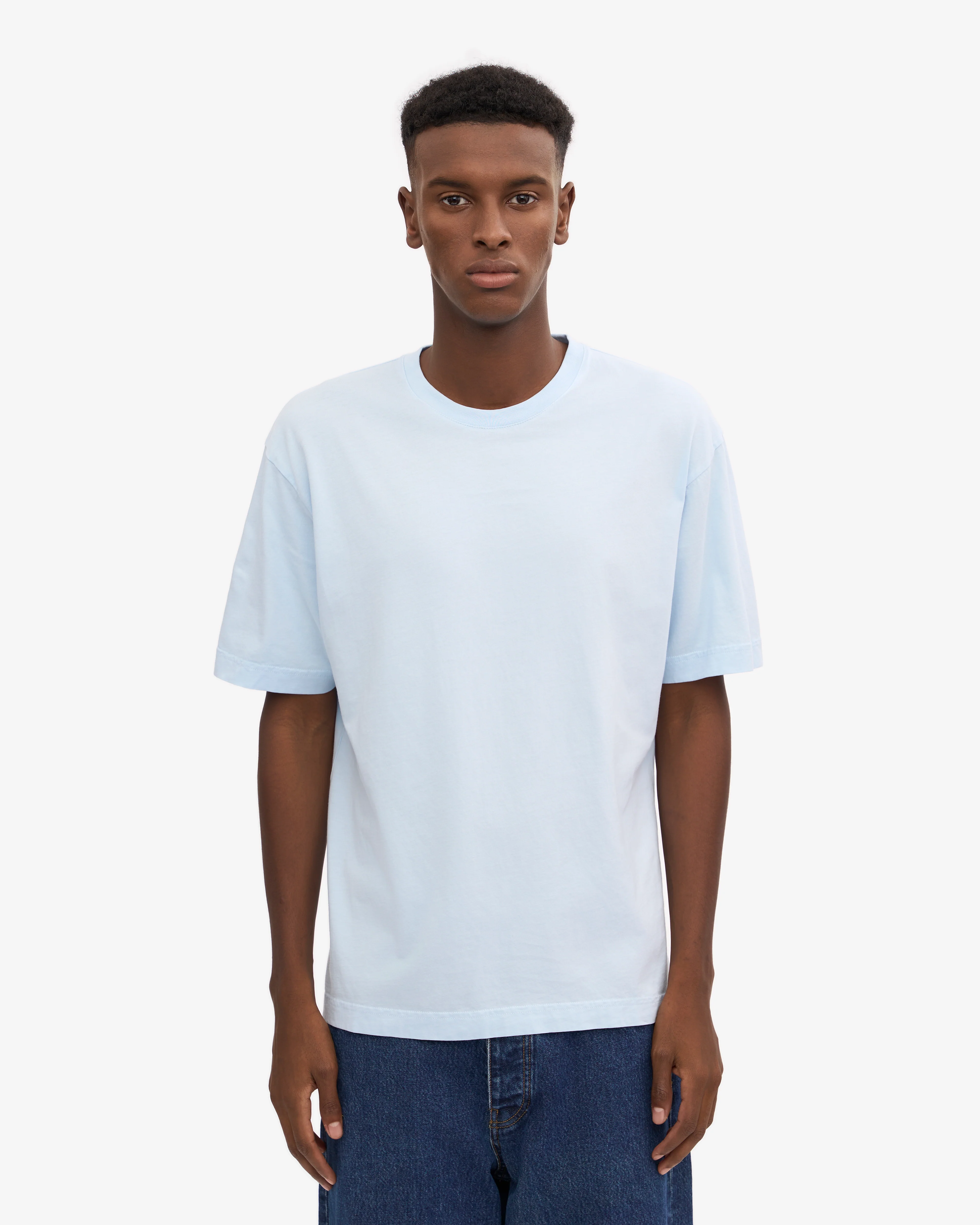 Oversized Organic T-Shirt - Polar Blue