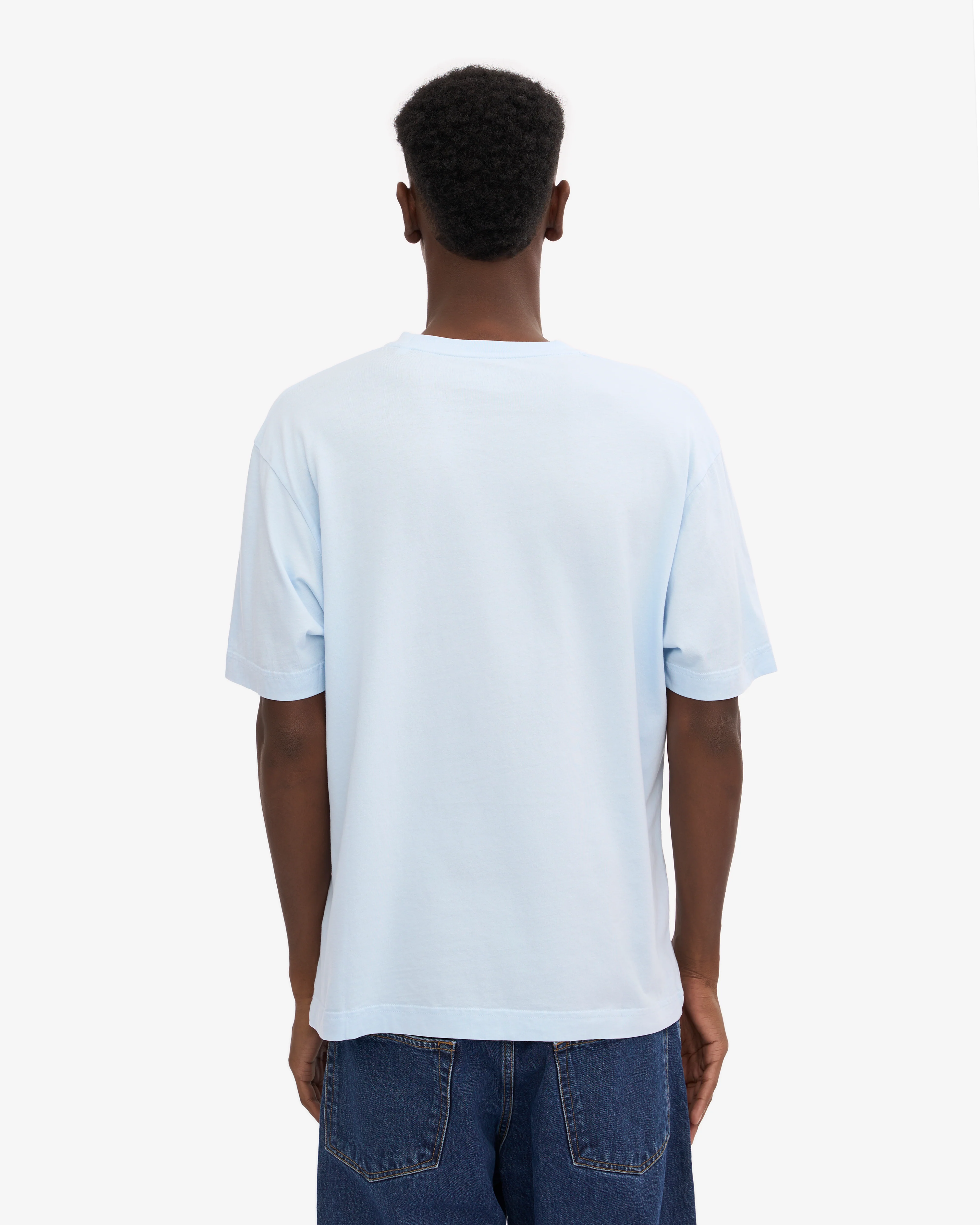 Oversized Organic T-Shirt - Polar Blue
