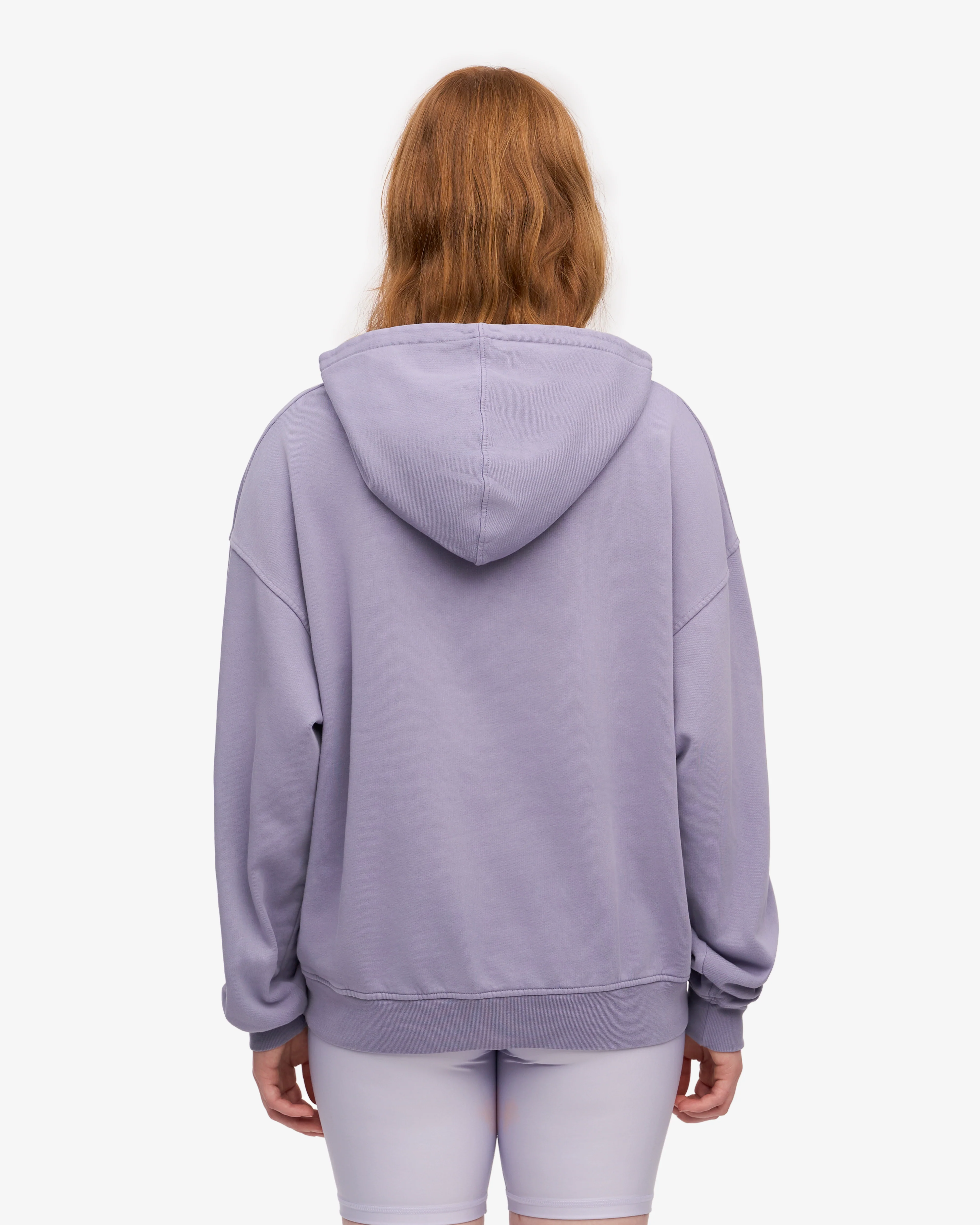 Organic Oversized Hood - Purple Jade