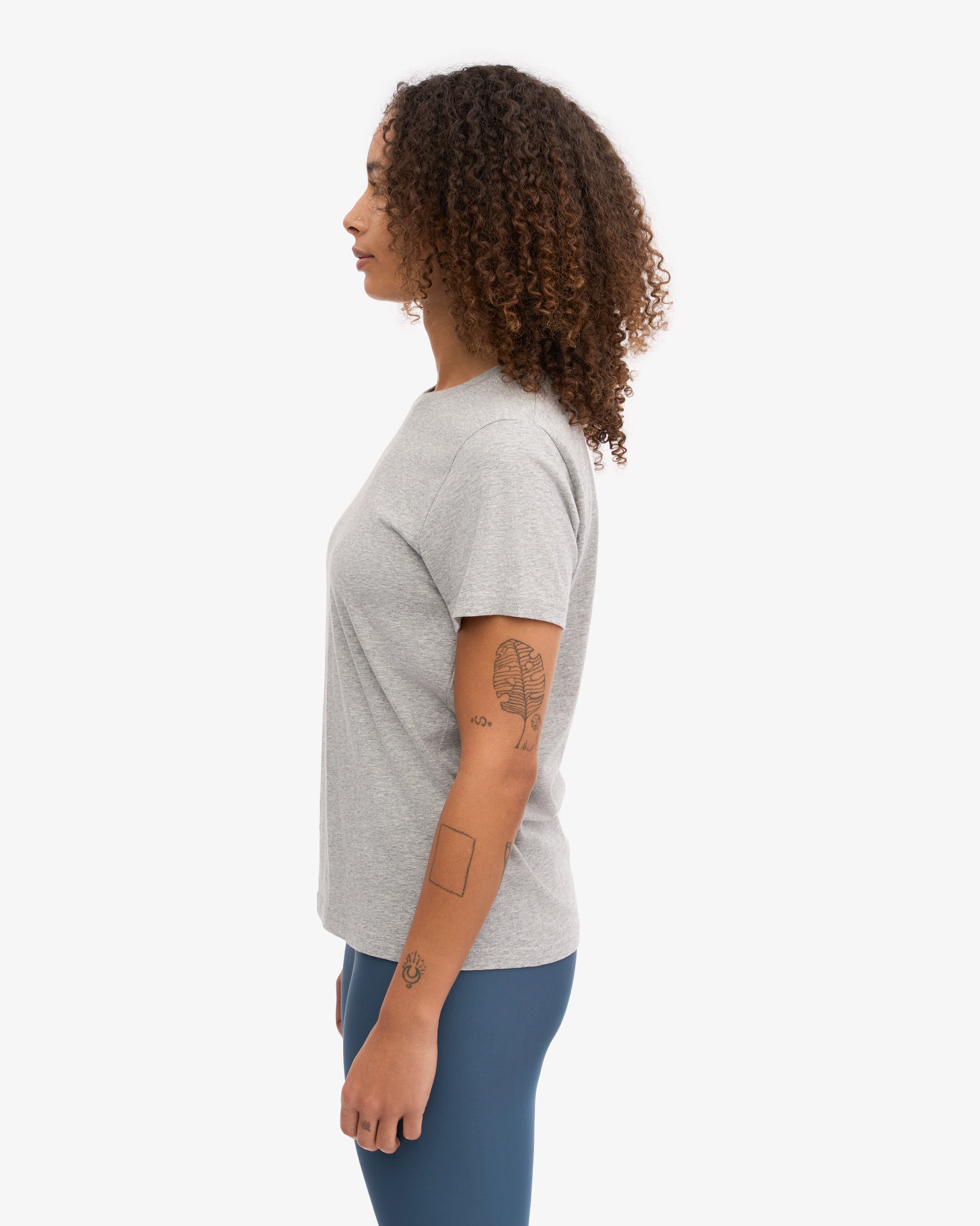 Women Light Organic Tee - Heather Grey