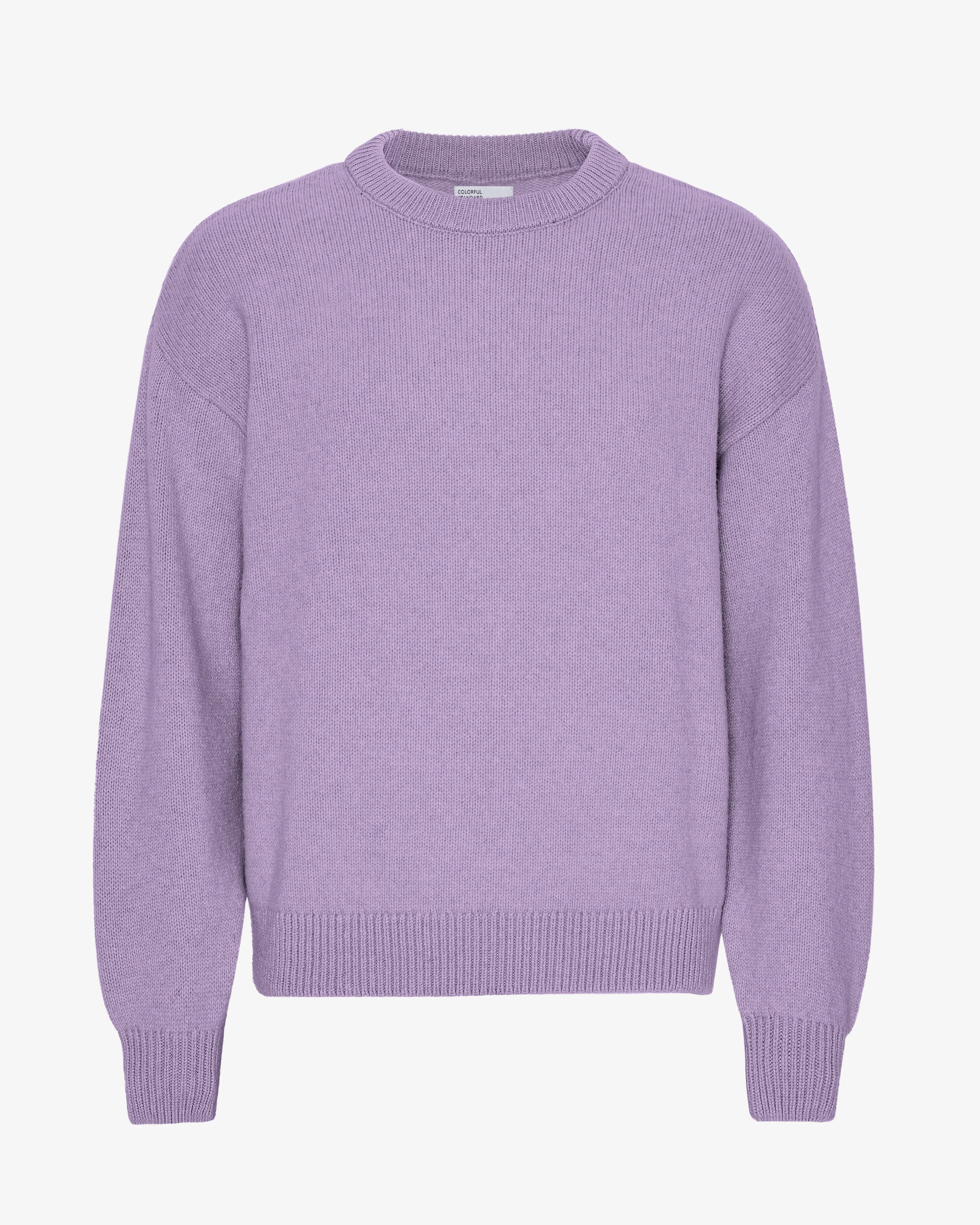Oversized Merino Wool Crew - Purple Haze