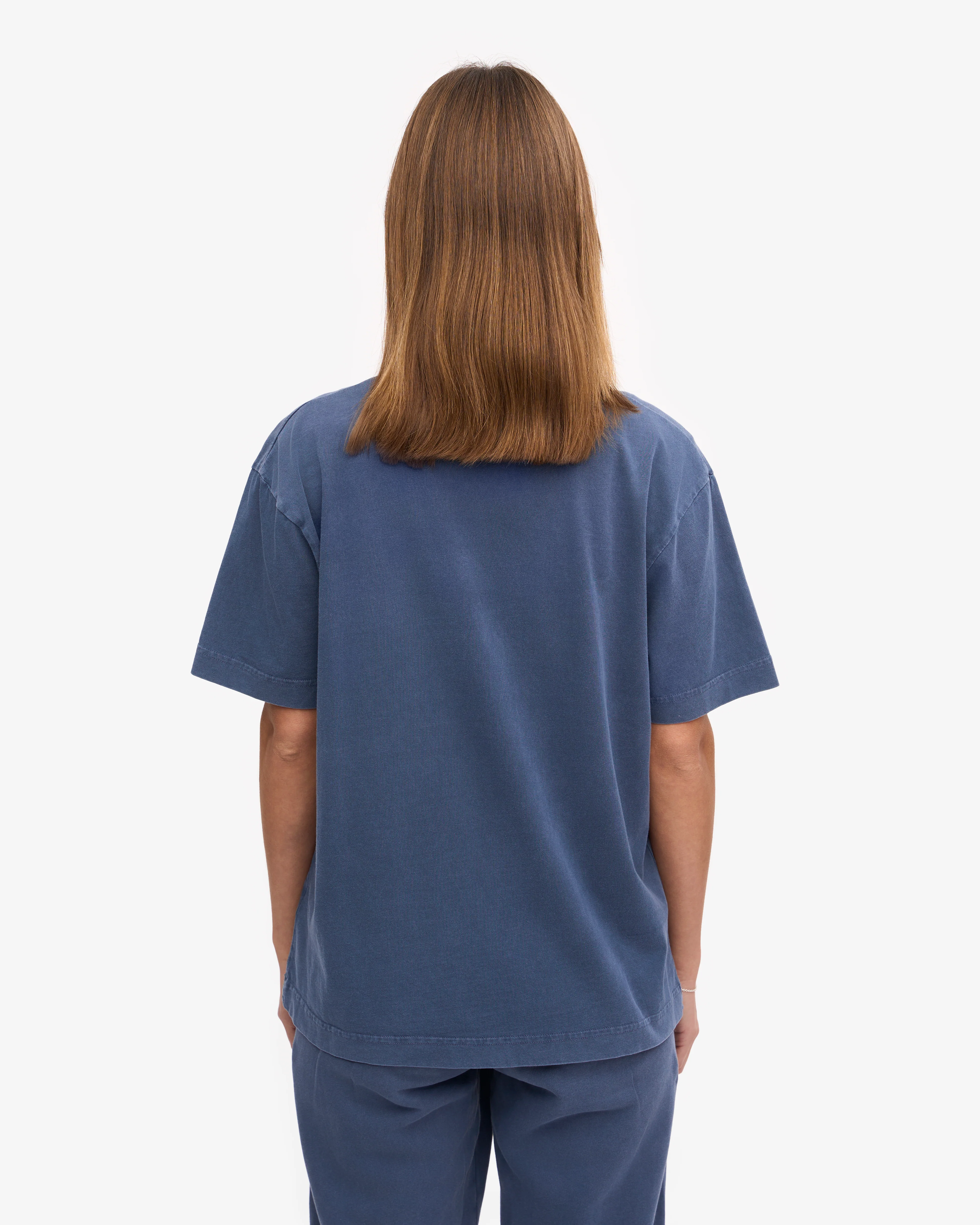 Oversized Organic T-Shirt - Neptune Blue