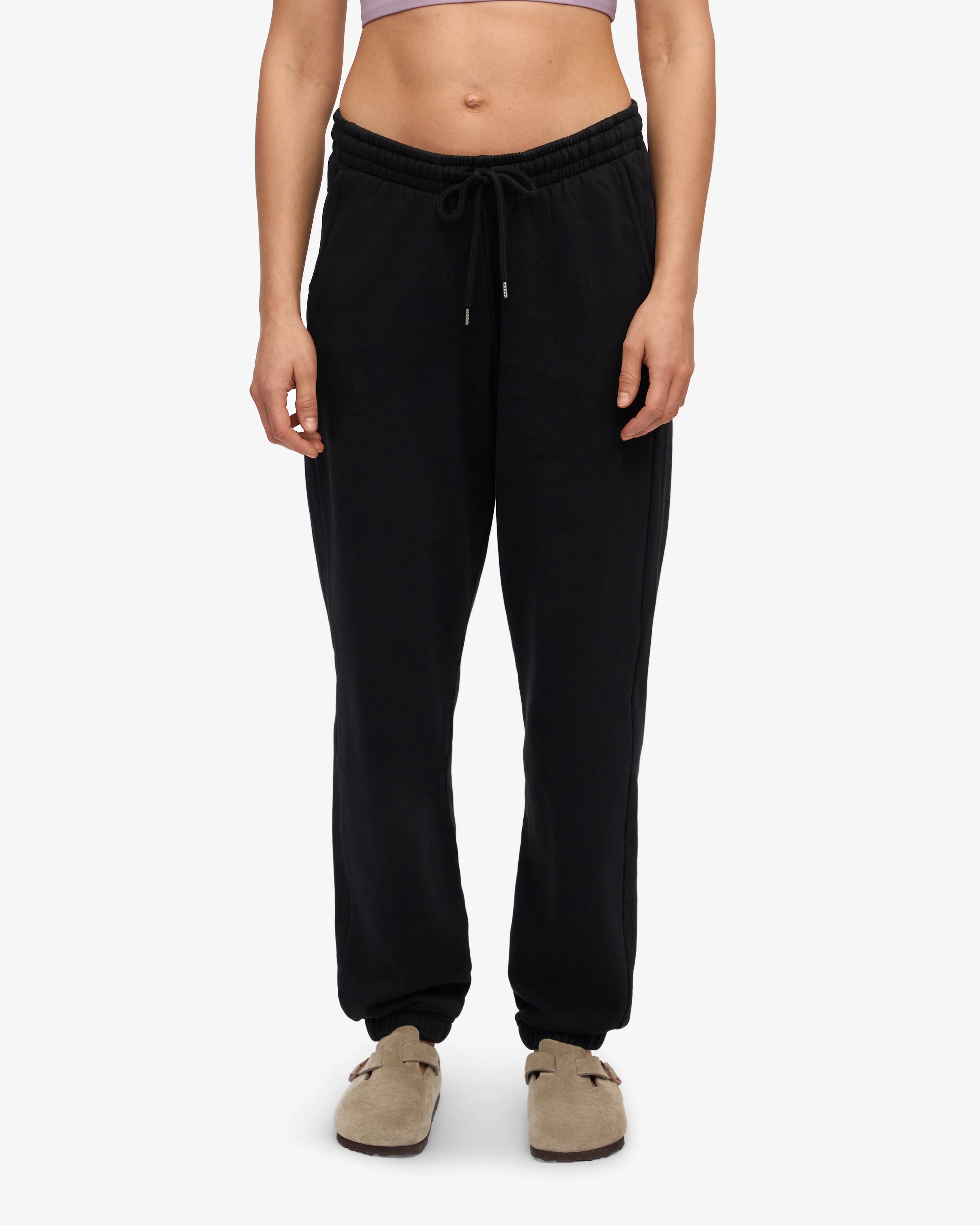 Organic Sweatpants - Deep Black