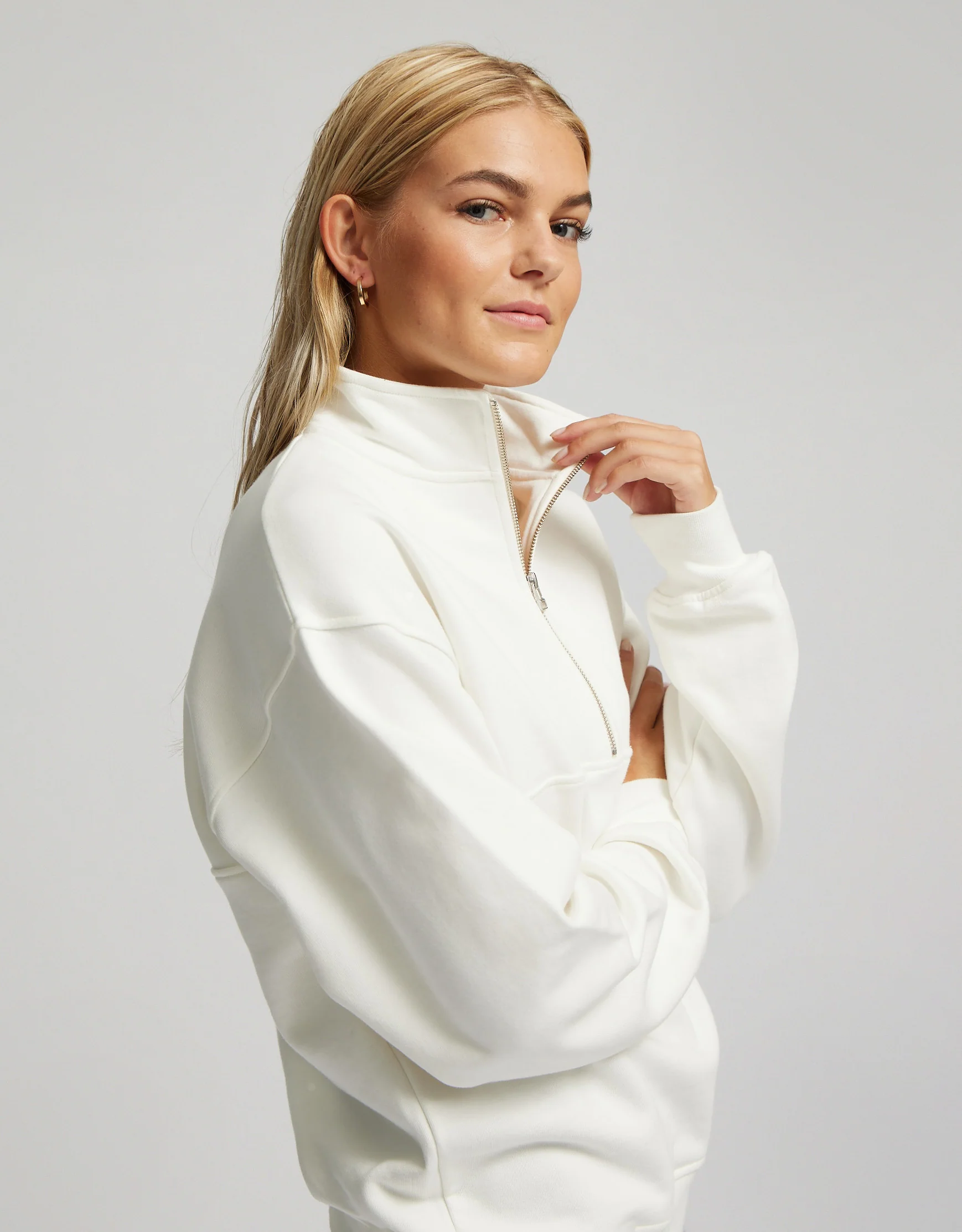 Organic Quarter Zip - Burned Yellow