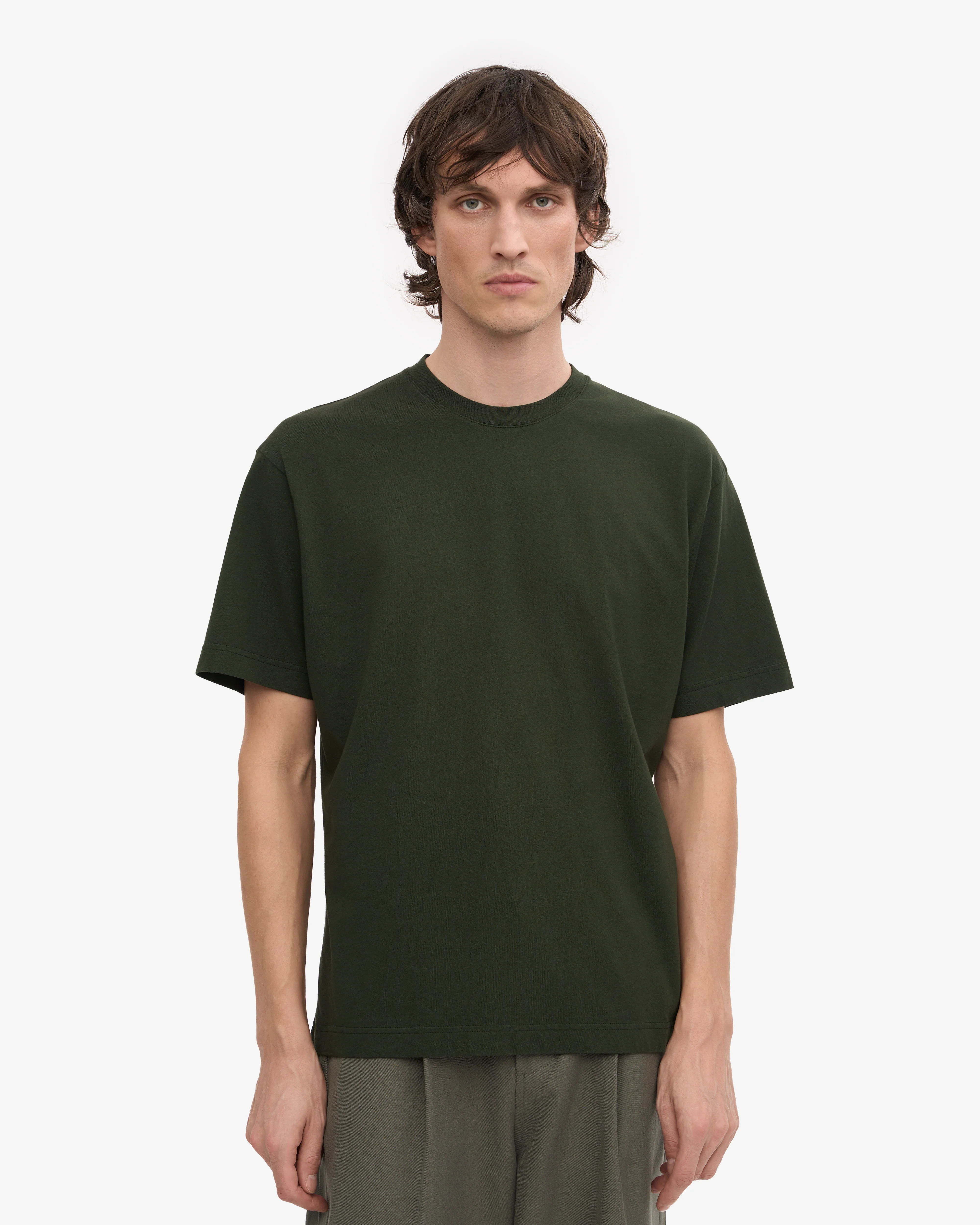 Oversized Organic T-Shirt - Hunter Green