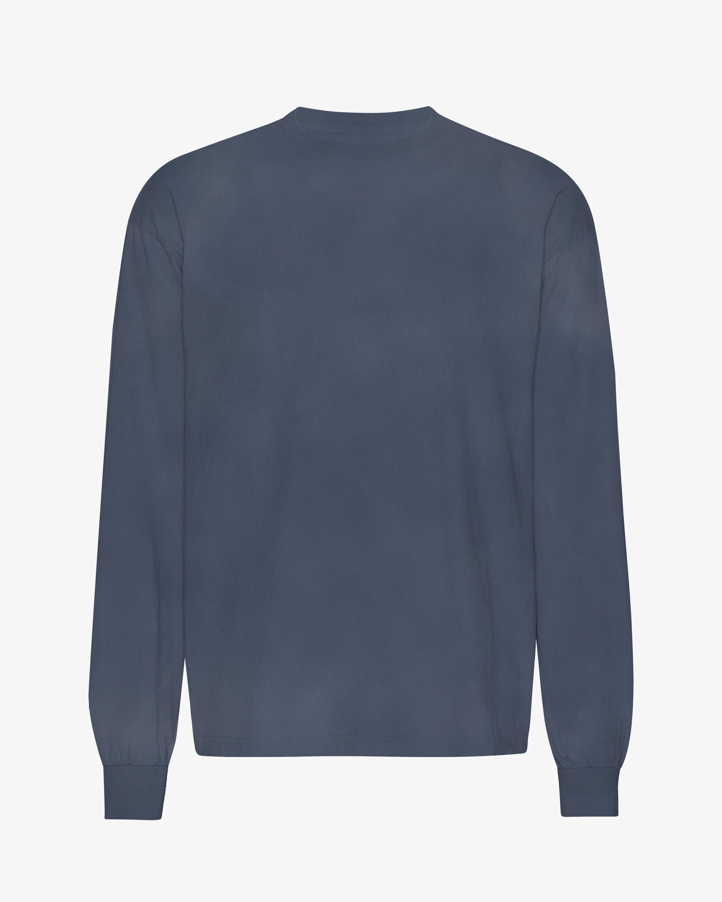 Oversized Organic LS T-Shirt - Neptune Blue