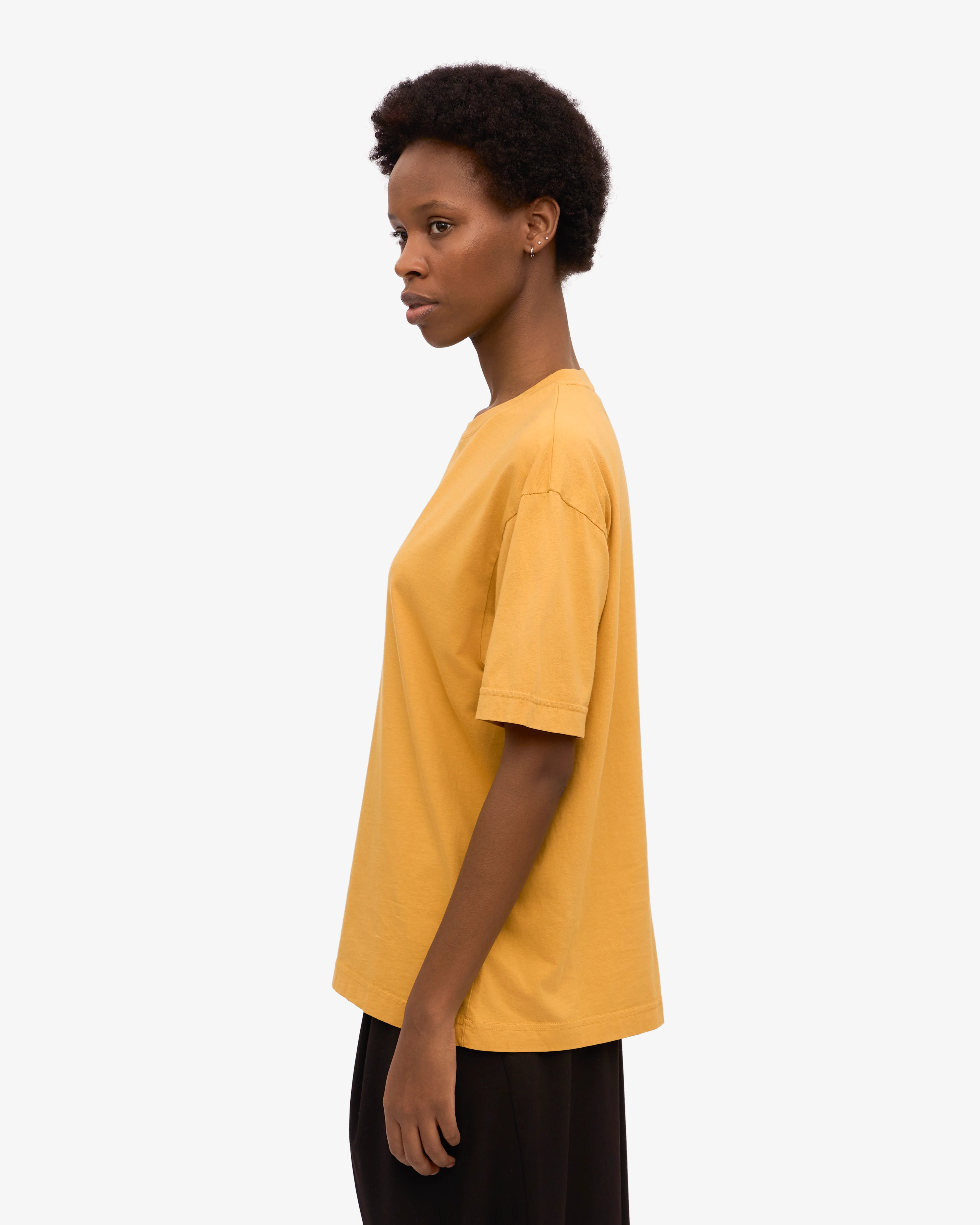 Oversized Organic T-Shirt - Burned Yellow