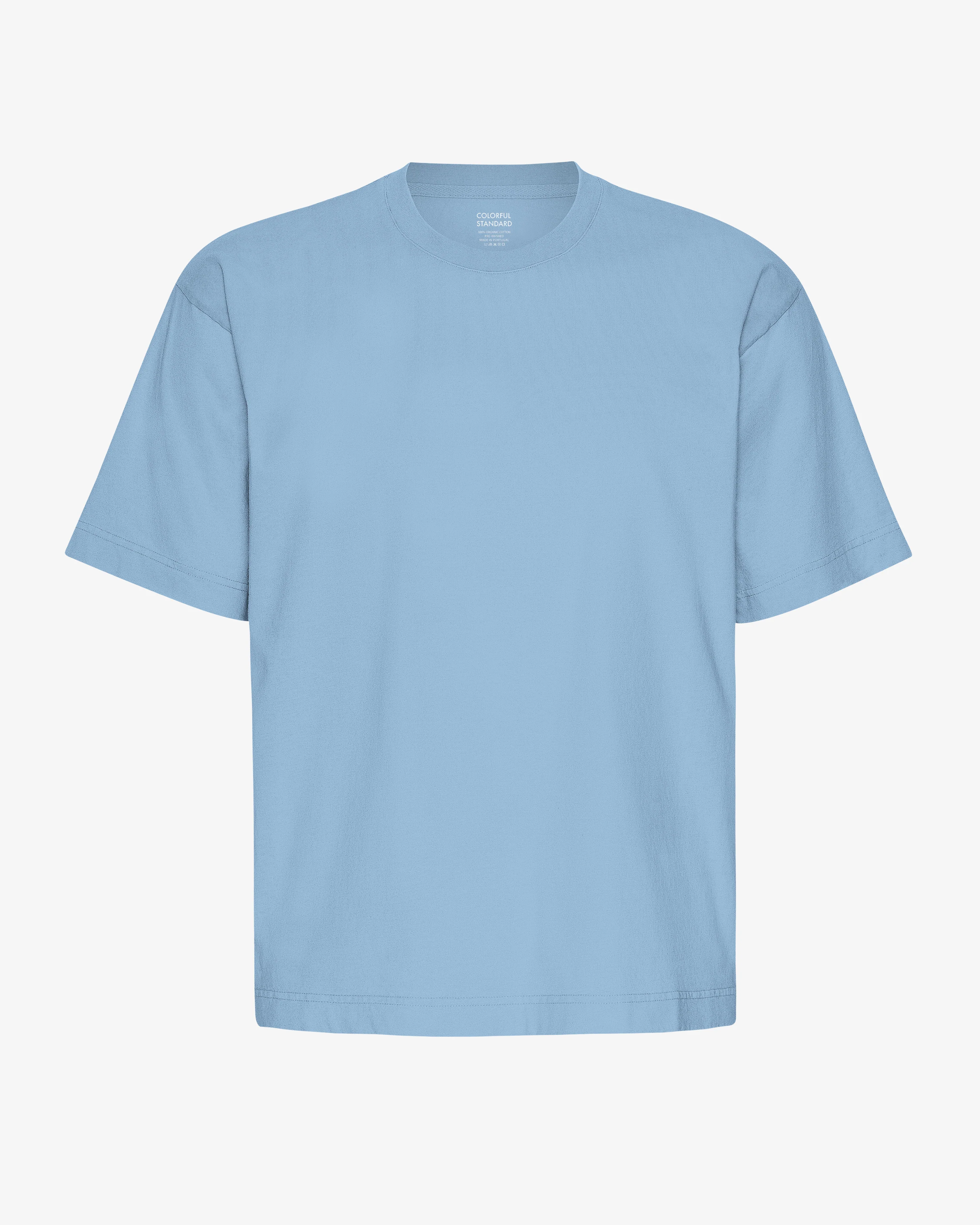 Oversized Organic T-Shirt - Seaside Blue