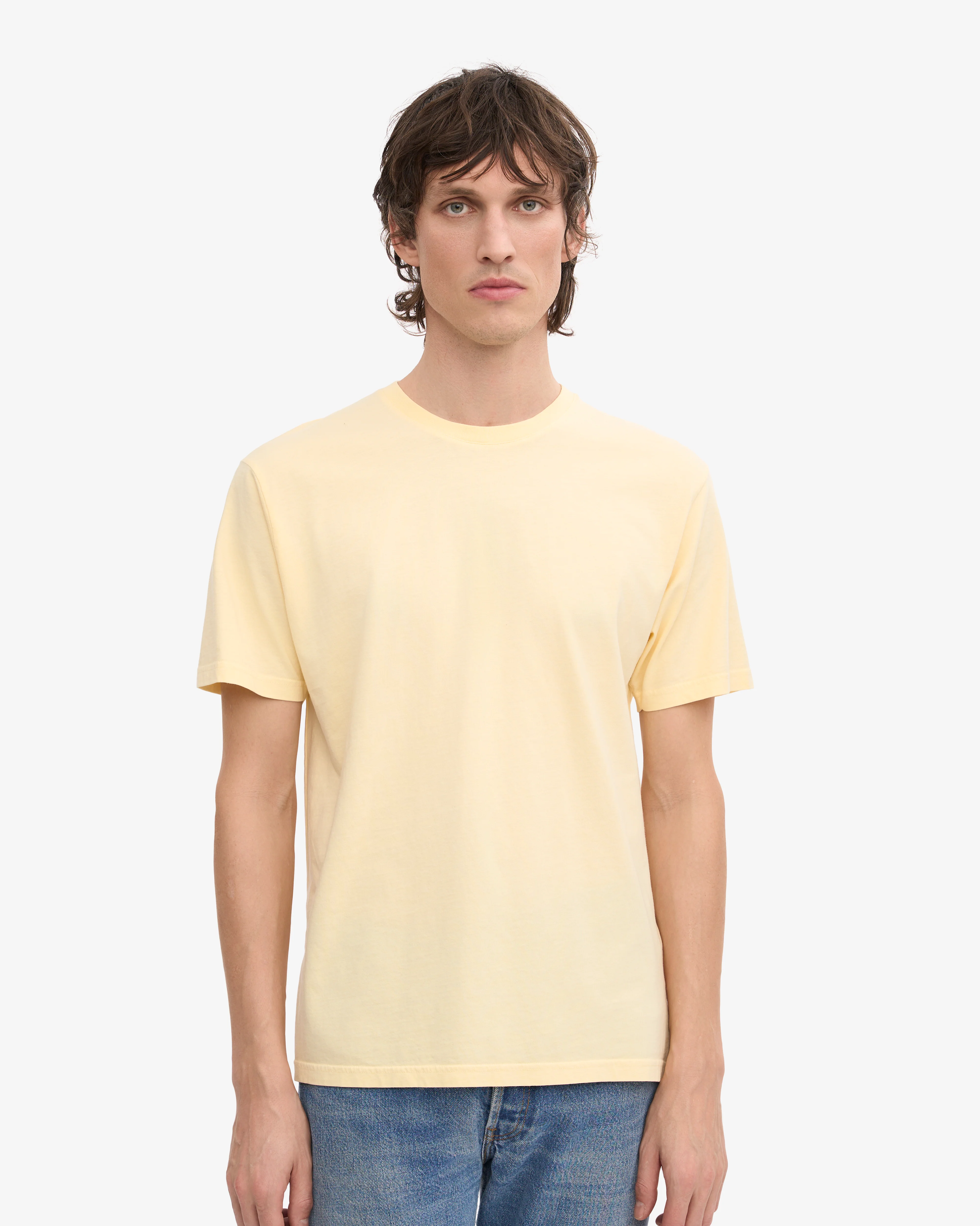 Classic Organic Tee - Soft Yellow