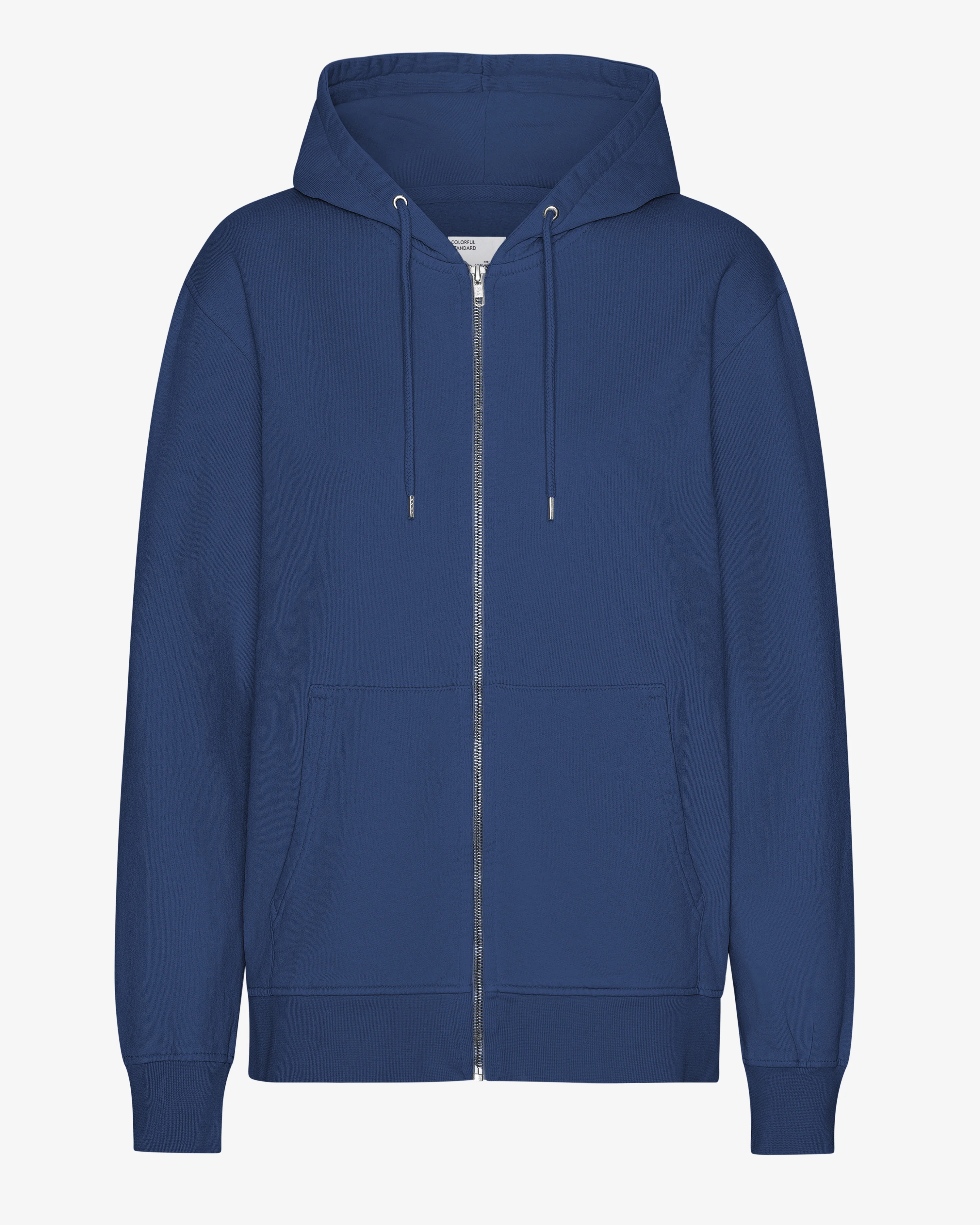 Classic Organic Zip Hood - Marine Blue
