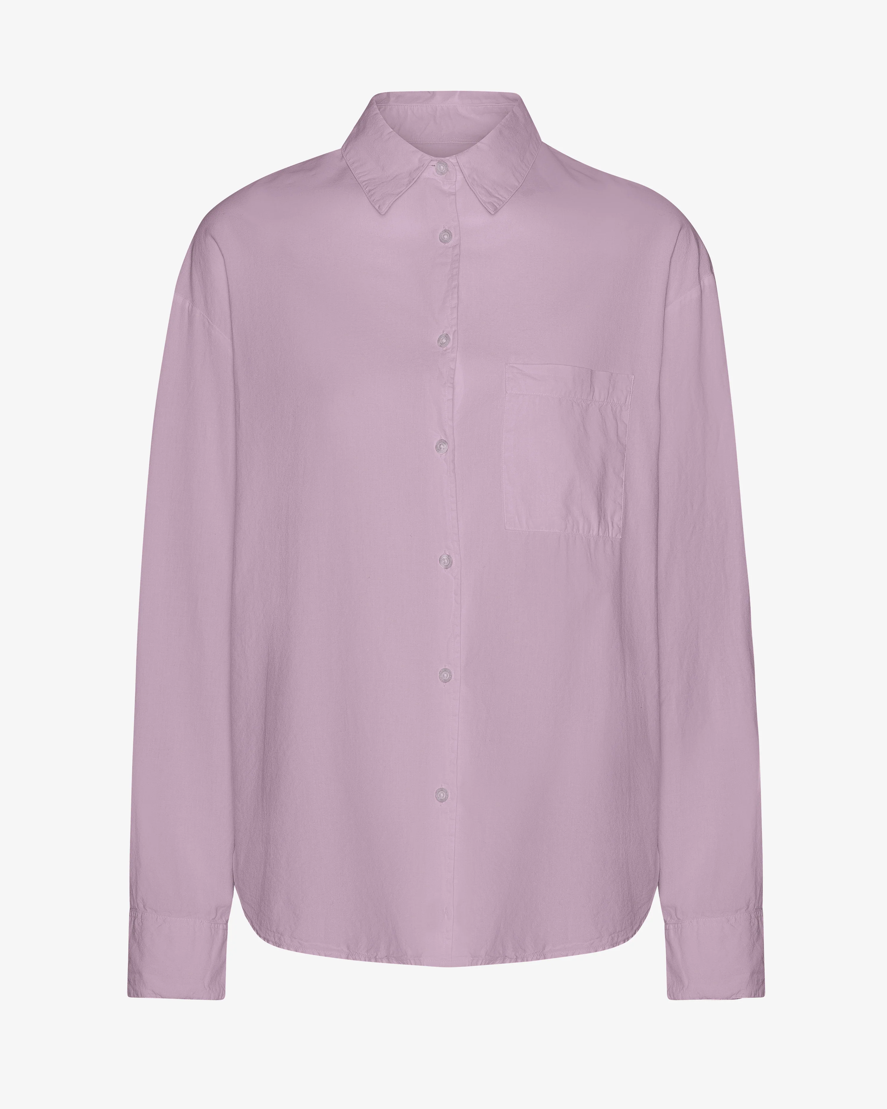 Organic Oversized Shirt - Pearly Purple