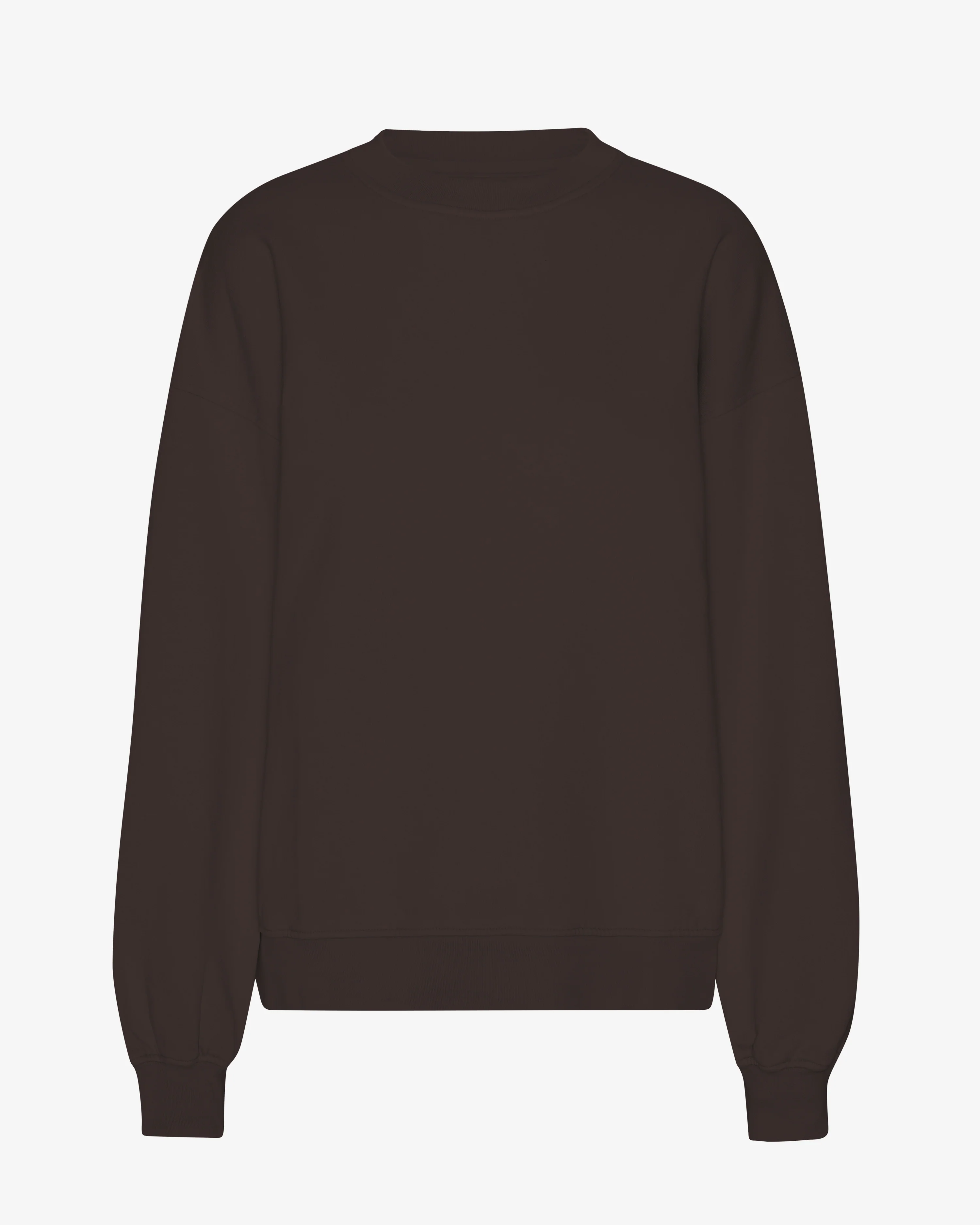 Organic Oversized Crew - Coffee Brown