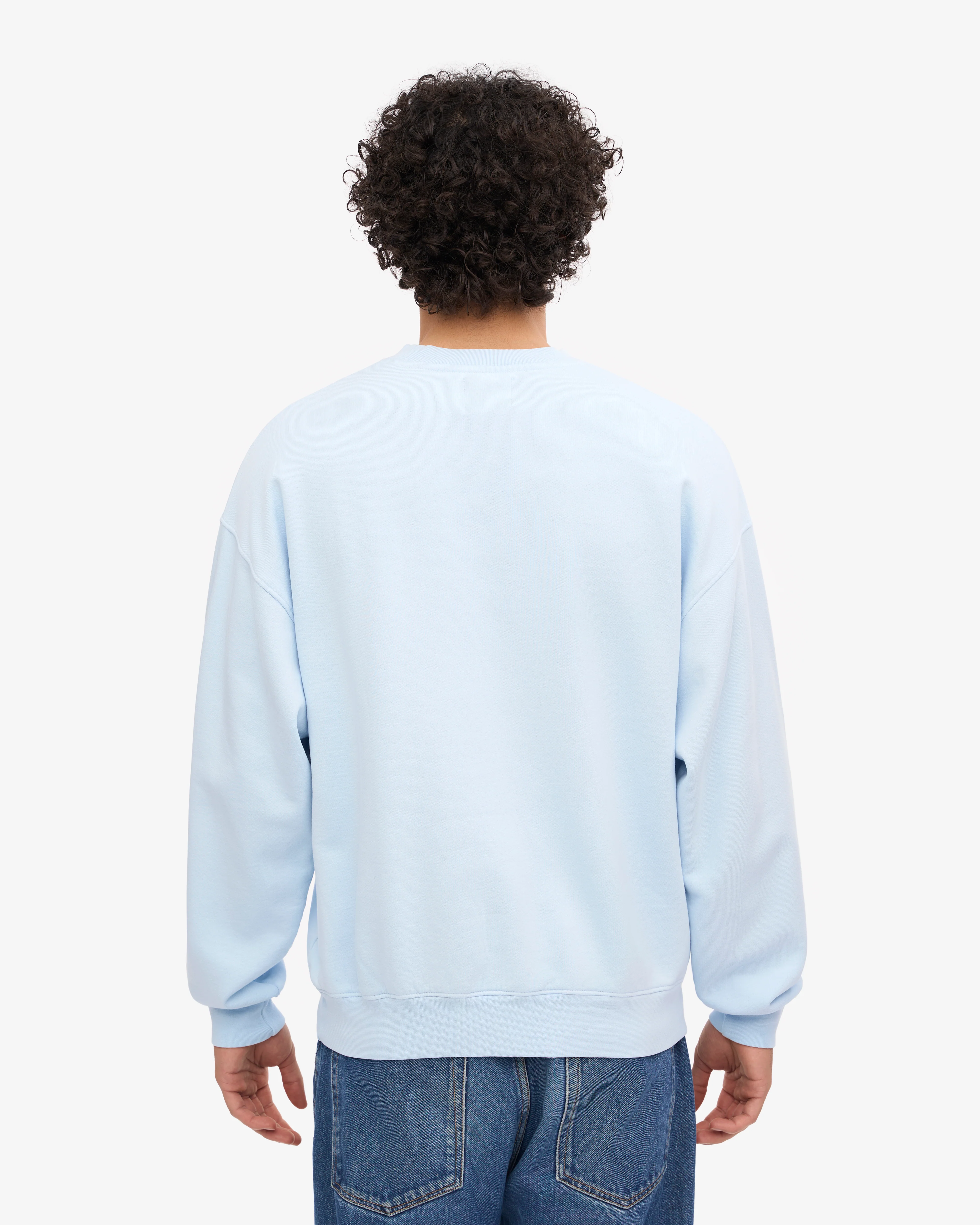 Organic Oversized Crew - Polar Blue