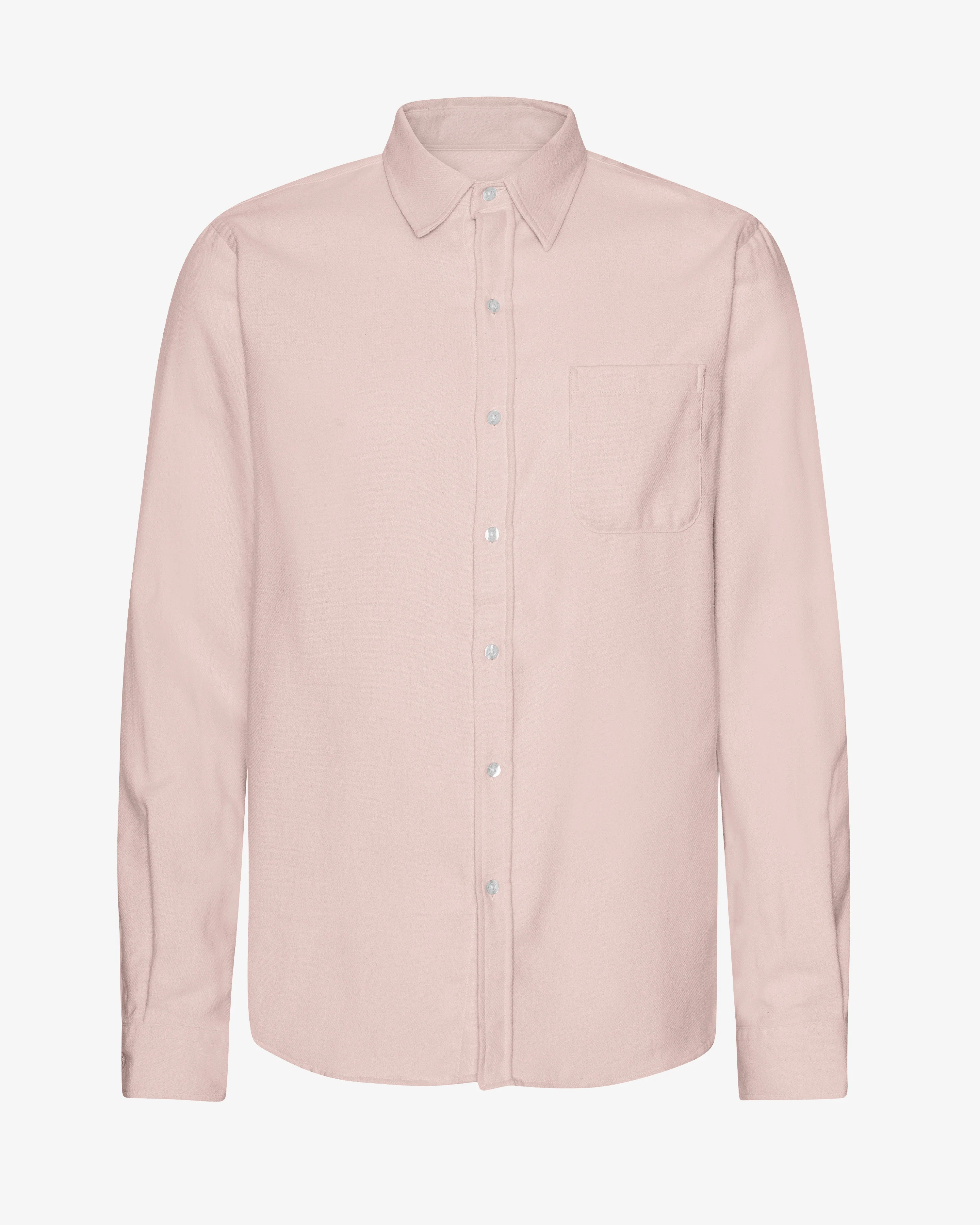 Organic Flannel Shirt - Faded Pink