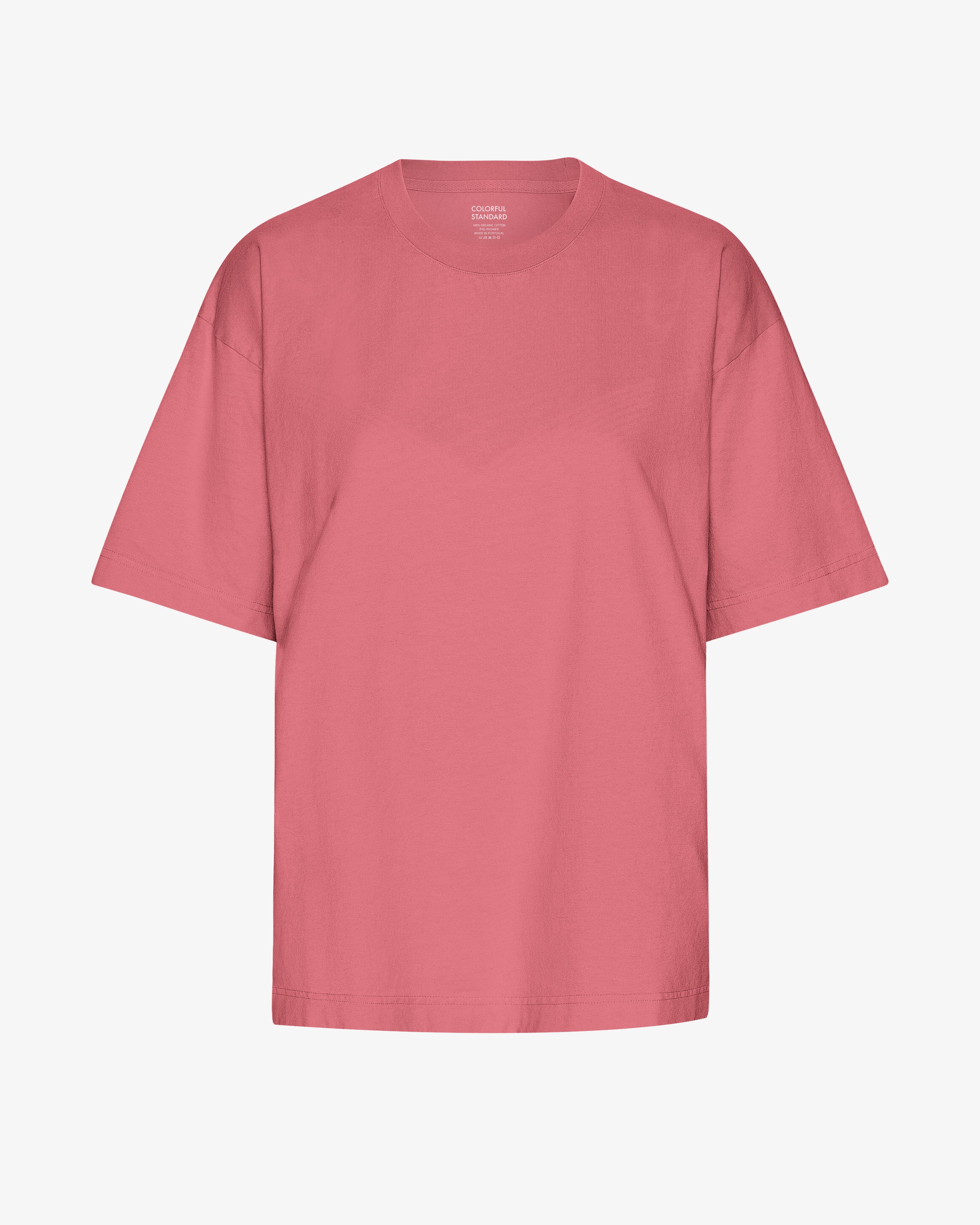 Oversized Organic T-Shirt - Raspberry Pink