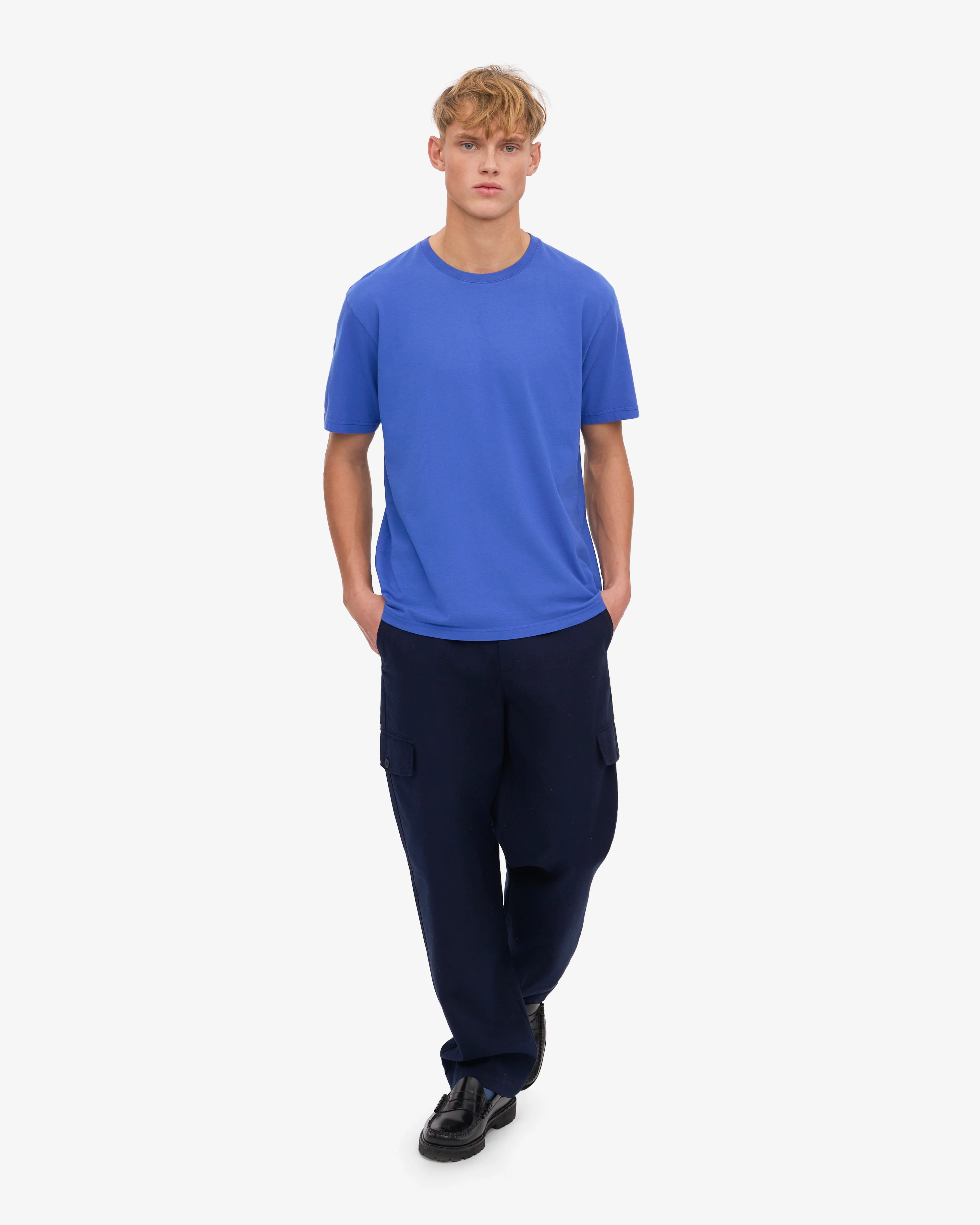 Classic Organic Tee - Sapphire Blue