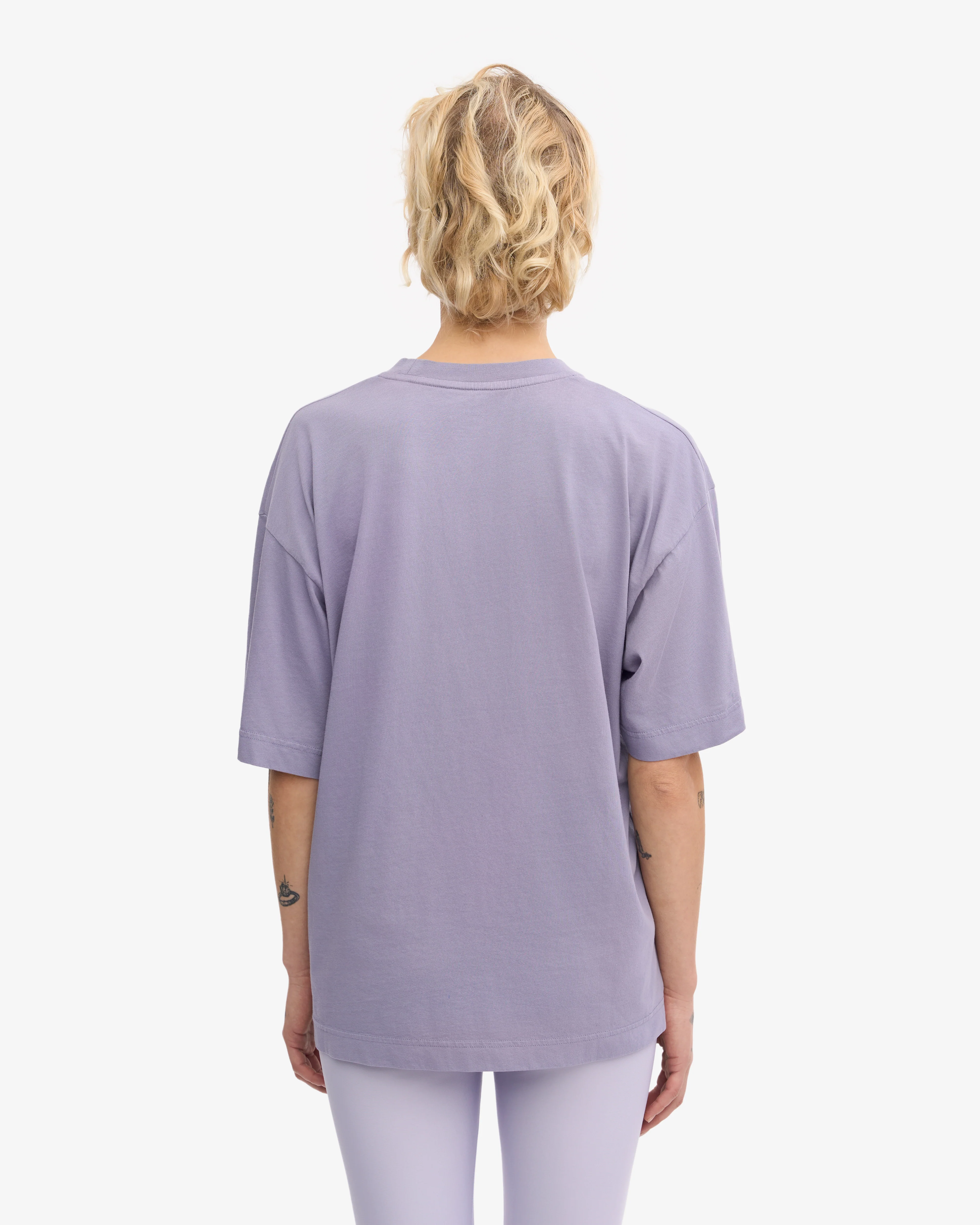 Oversized Organic T-Shirt - Purple Jade