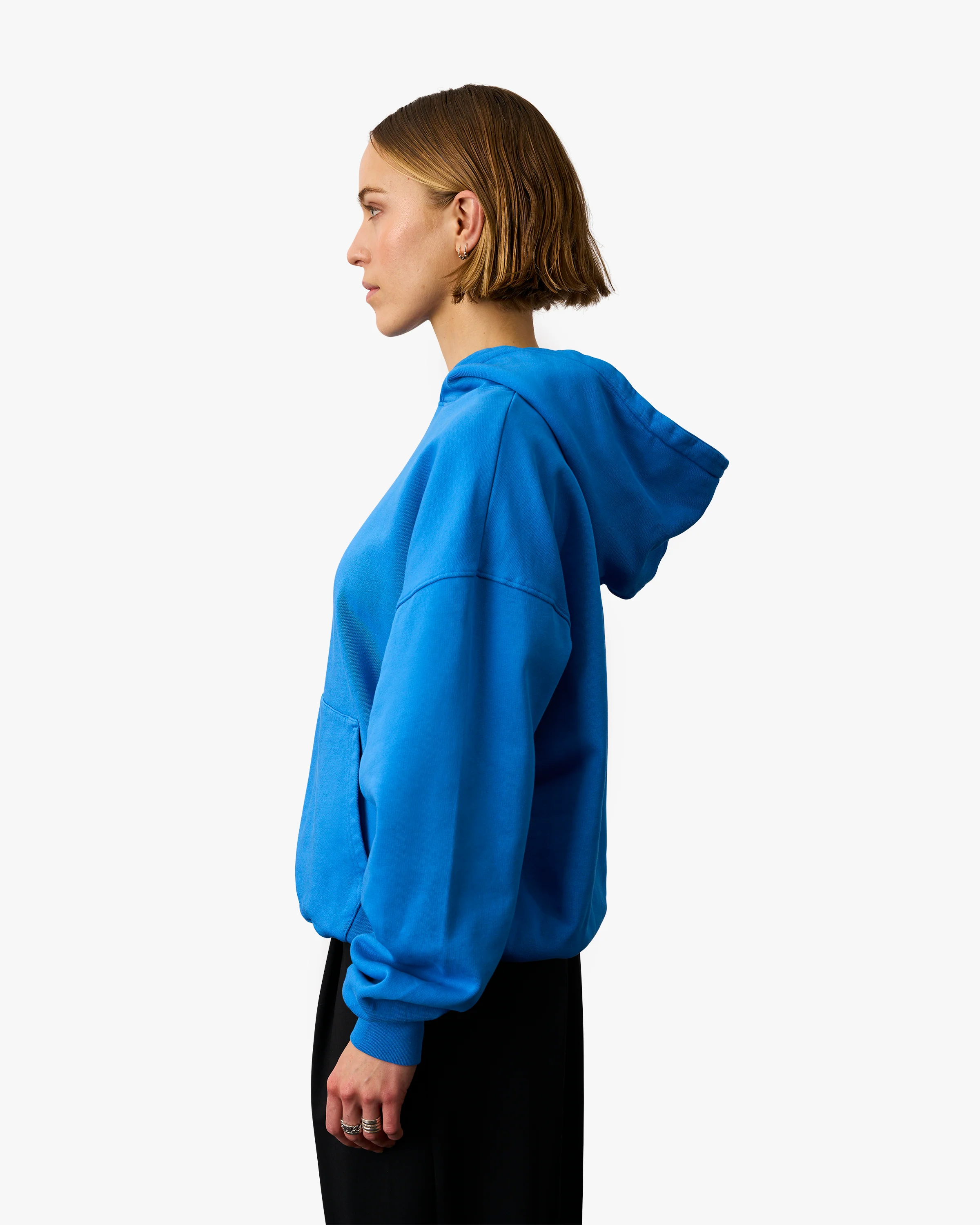 Organic Oversized Hood - Heather Grey