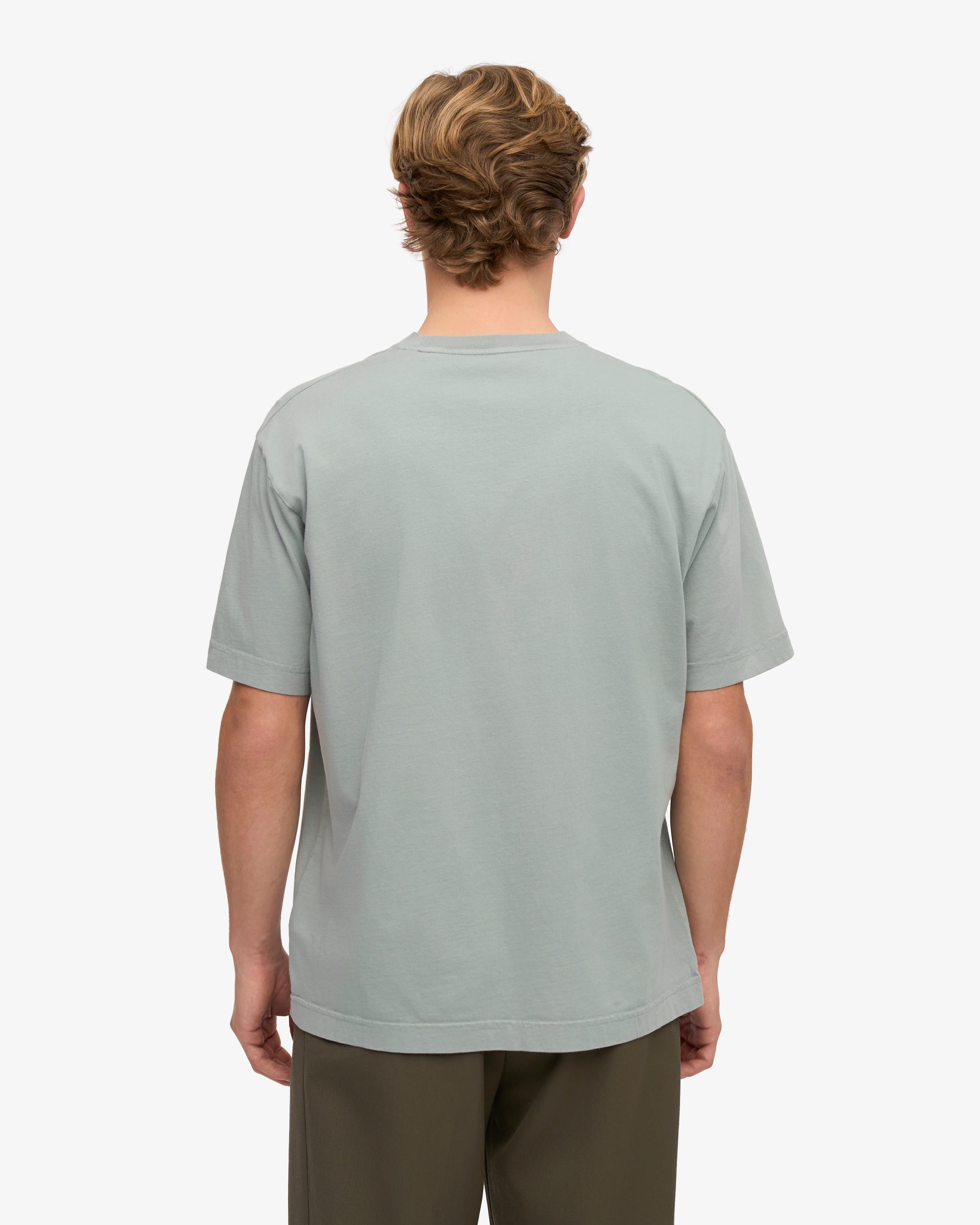 Oversized Organic T-Shirt - Steel Blue