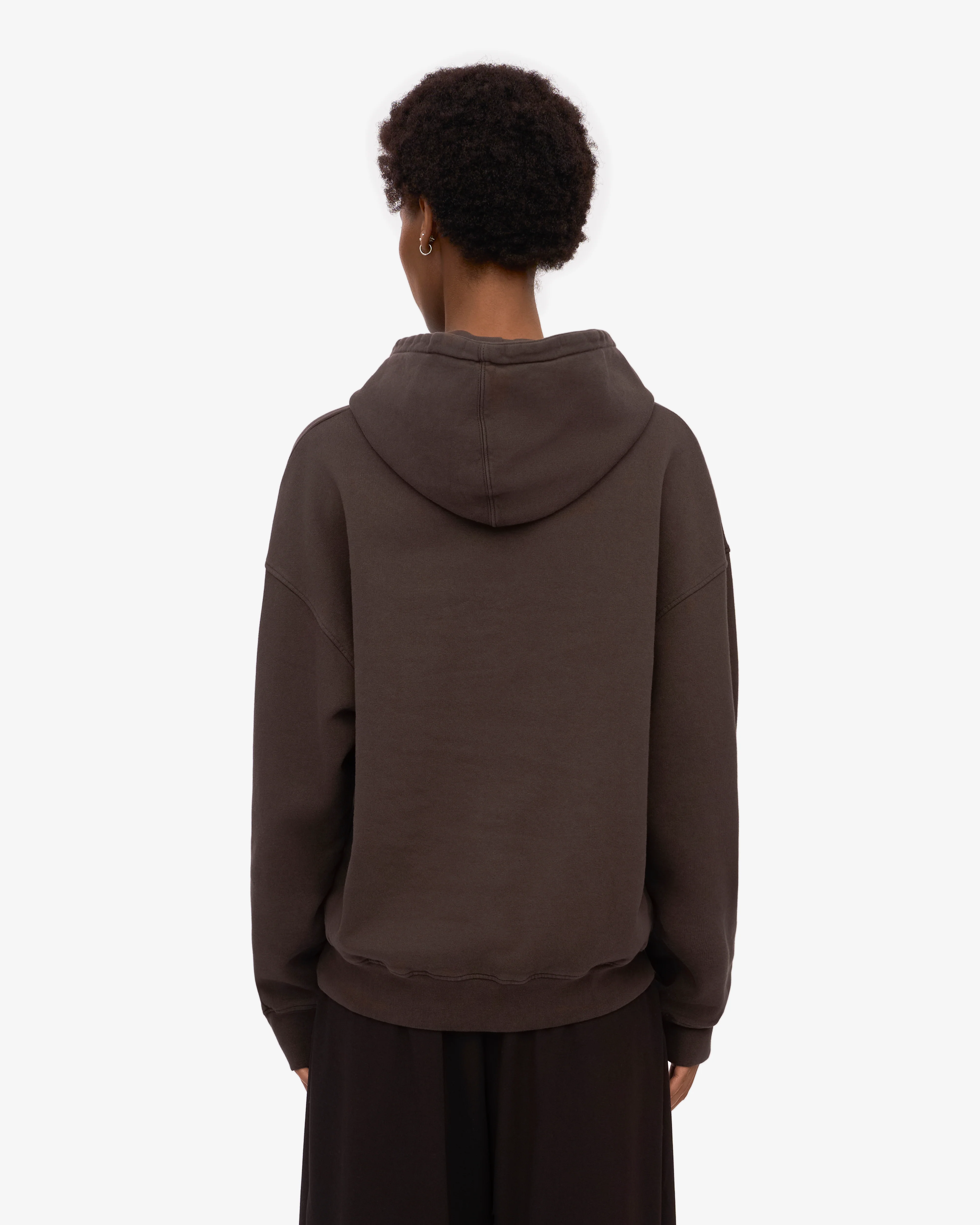 Organic Oversized Hood - Coffee Brown