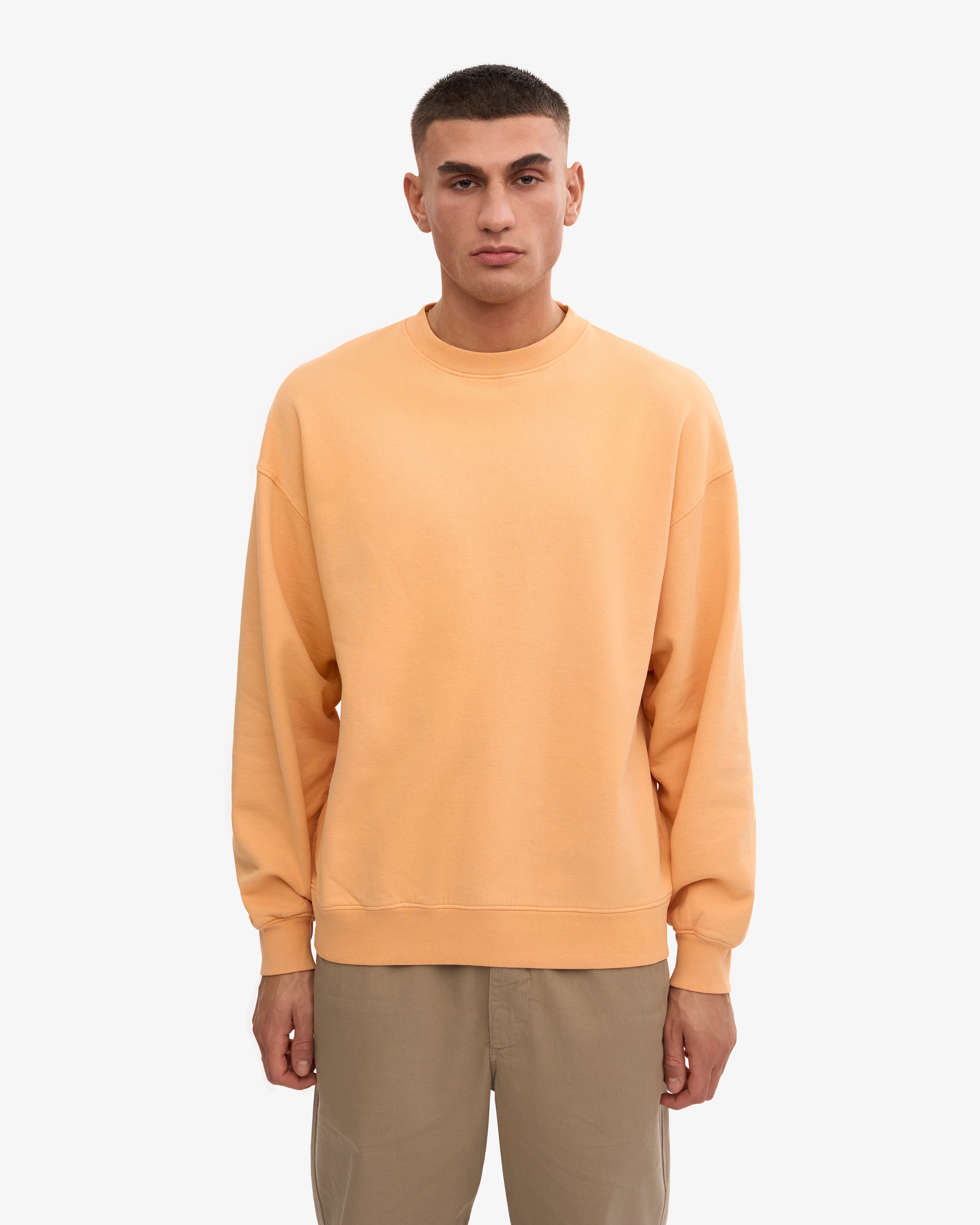 Organic Oversized Crew - Sandstone Orange