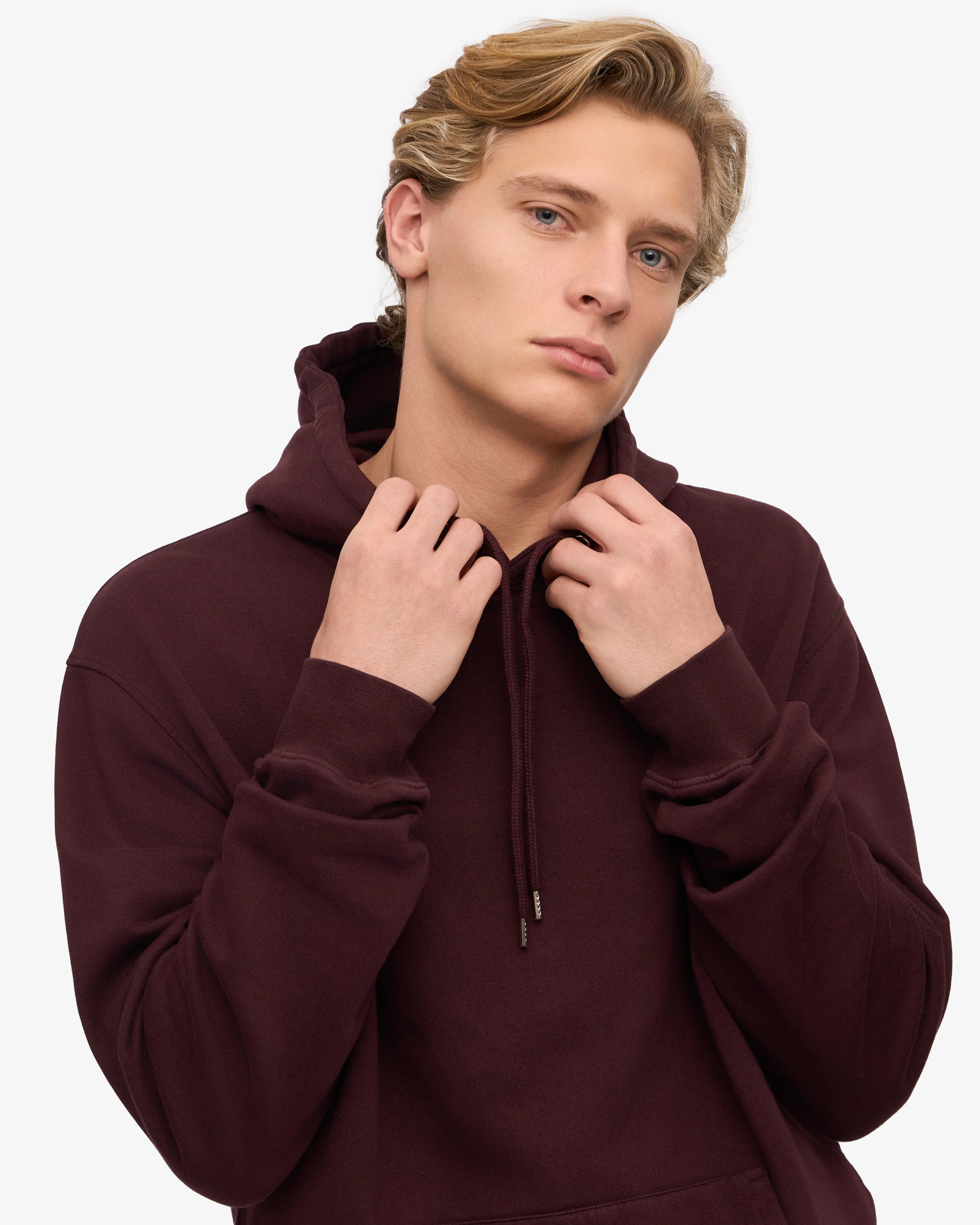 Classic Organic Hood - Oxblood Red