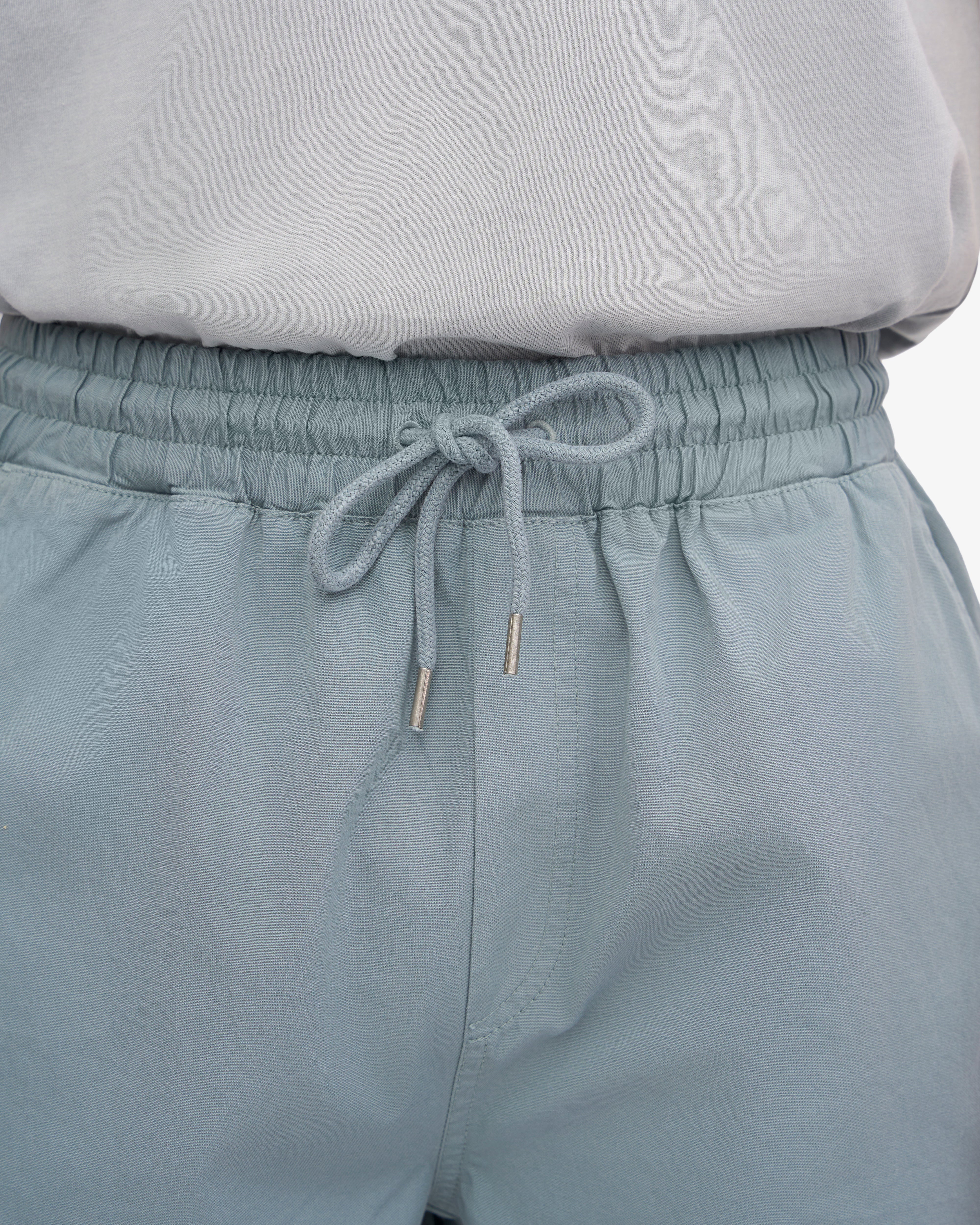Organic Twill Shorts - Steel Blue