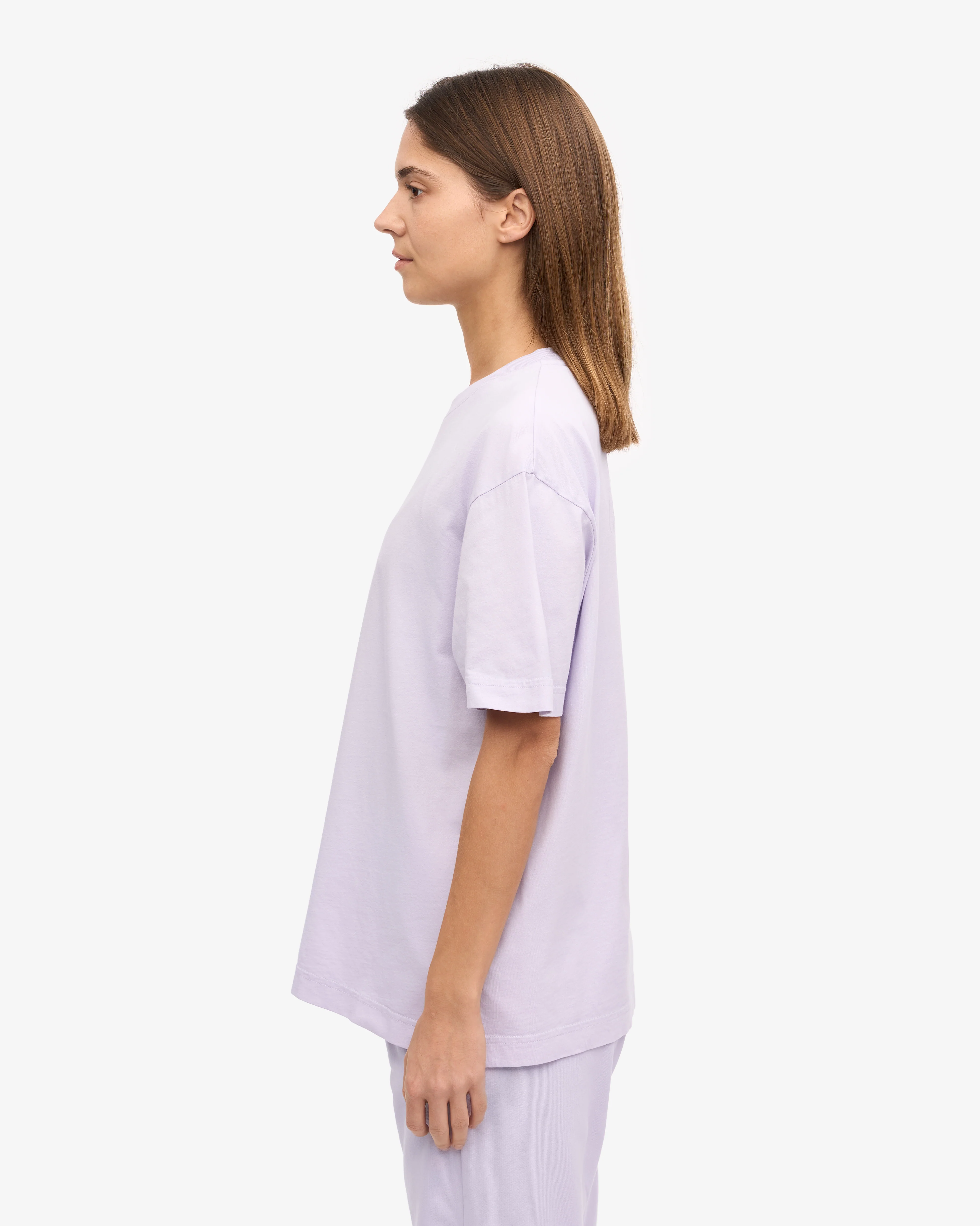 Oversized Organic T-Shirt - Soft Lavender
