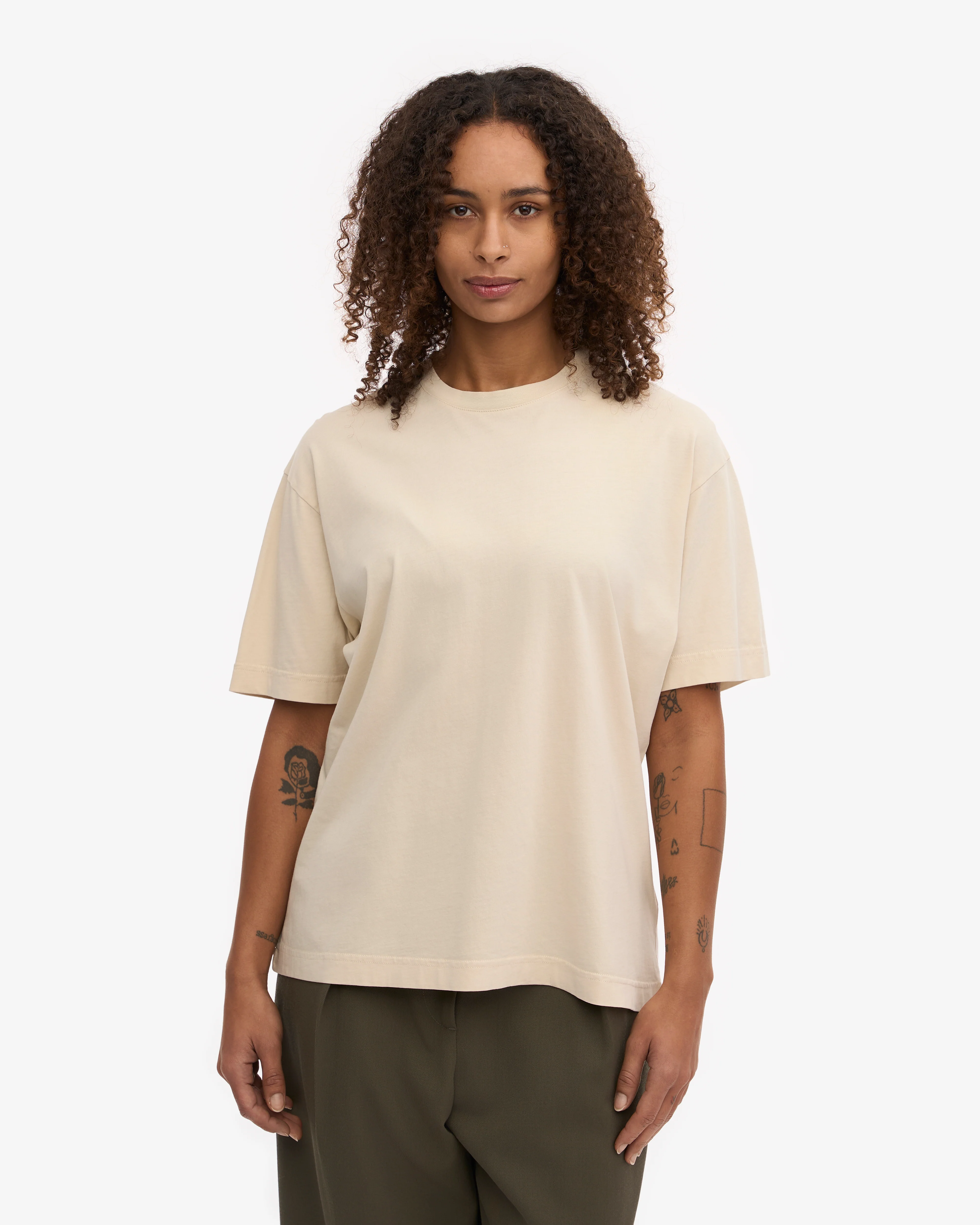 Oversized Organic T-Shirt - Ivory White
