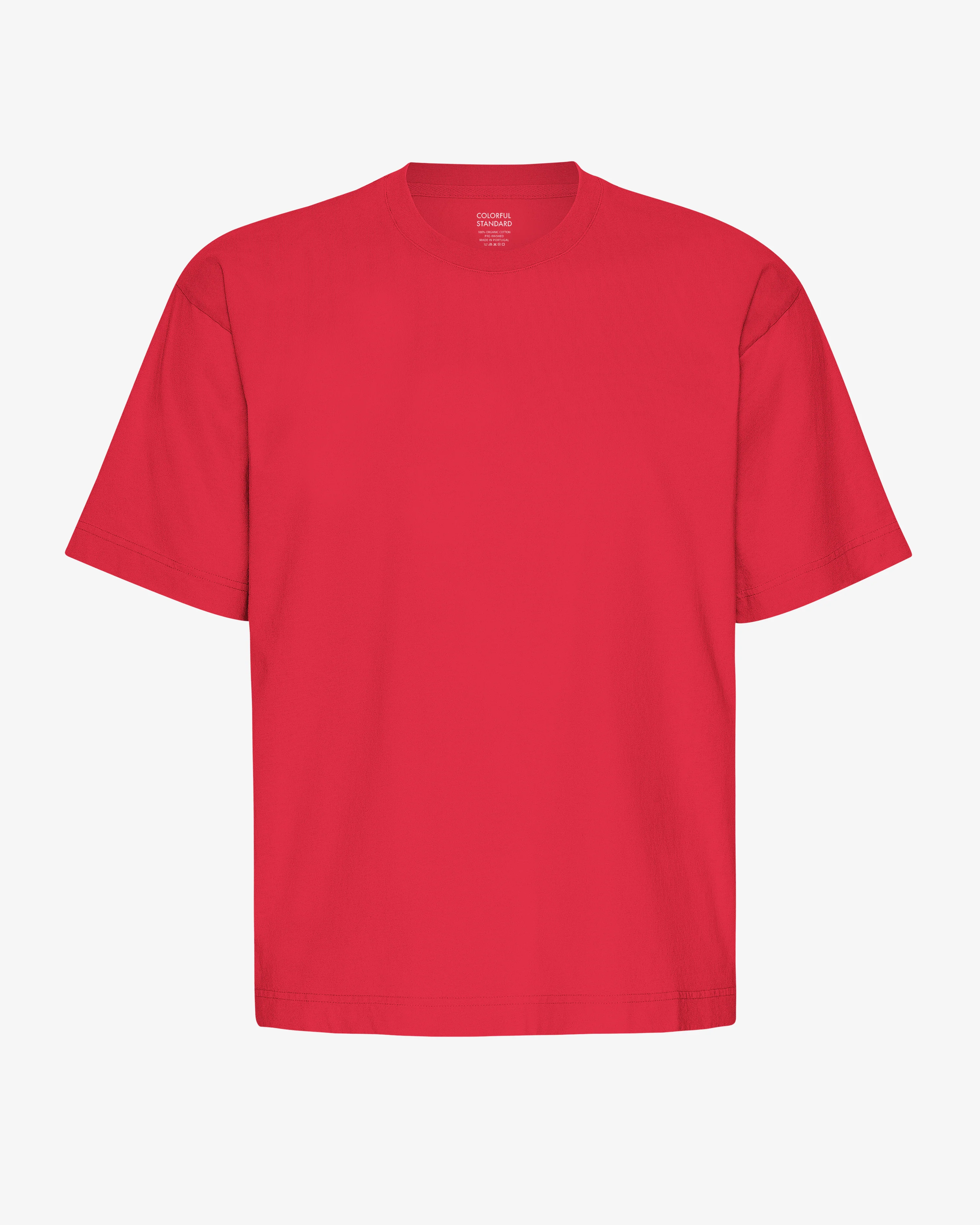 Oversized Organic T-Shirt - Scarlet Red