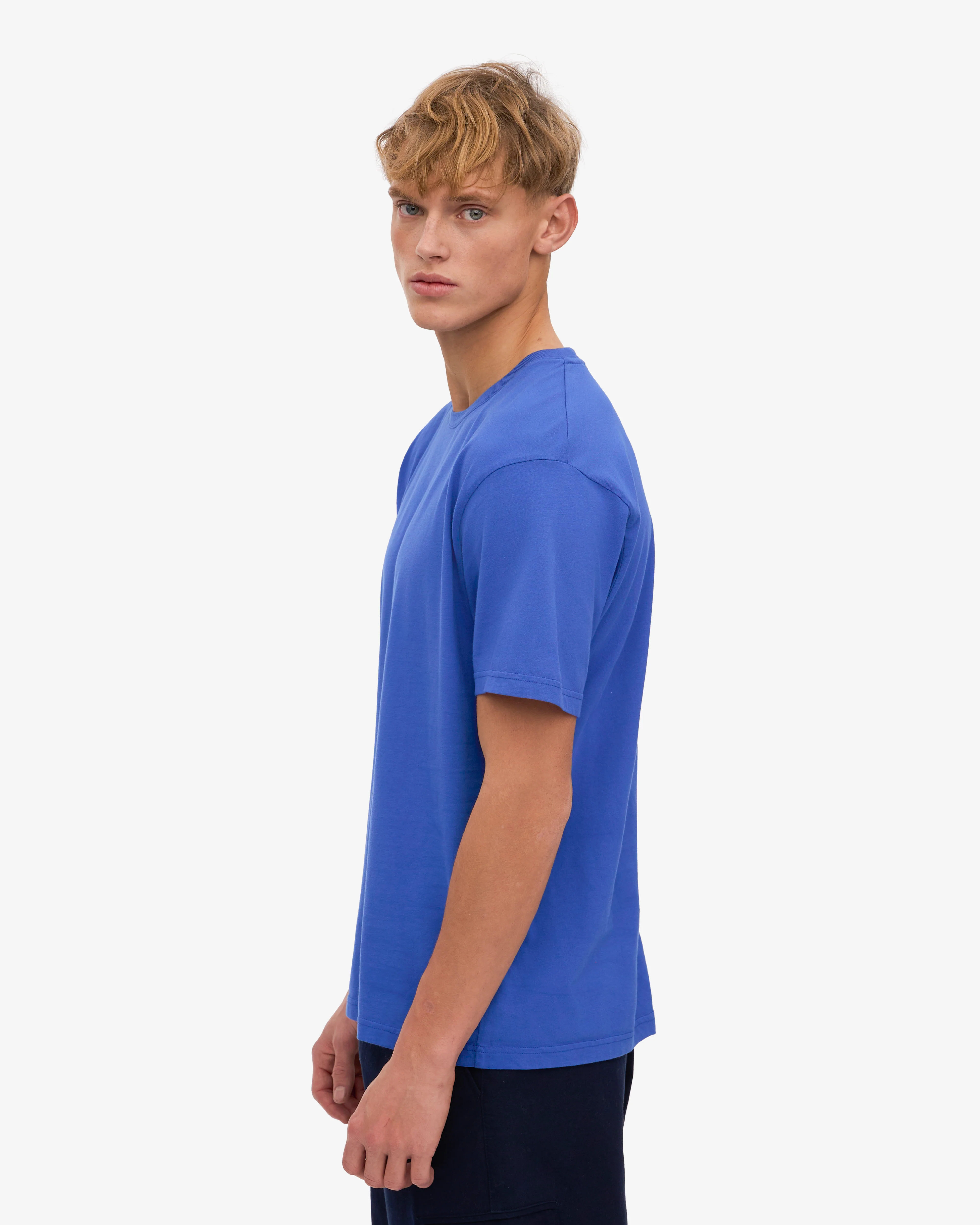Classic Organic Tee - Sapphire Blue