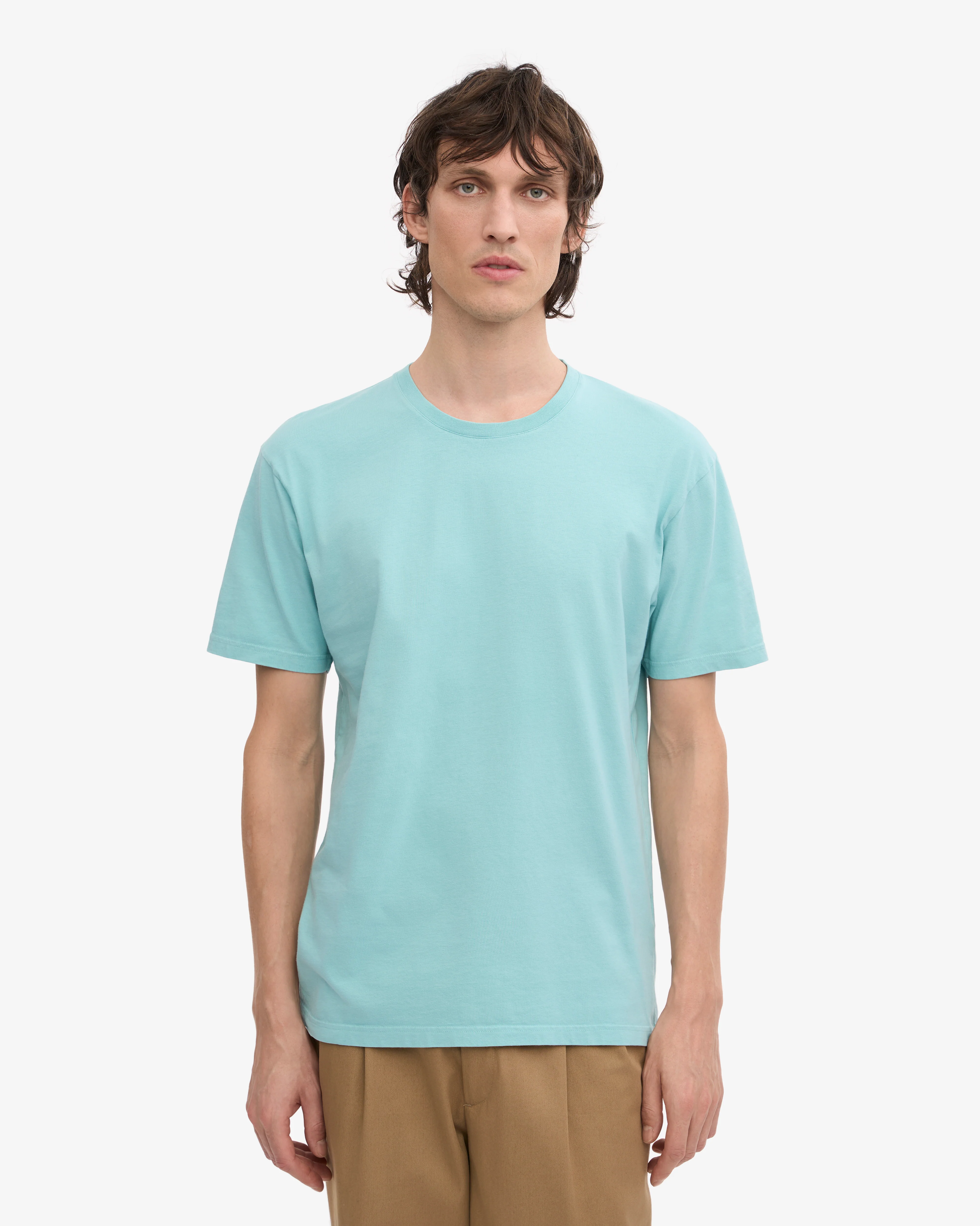 Classic Organic Tee - Teal Blue