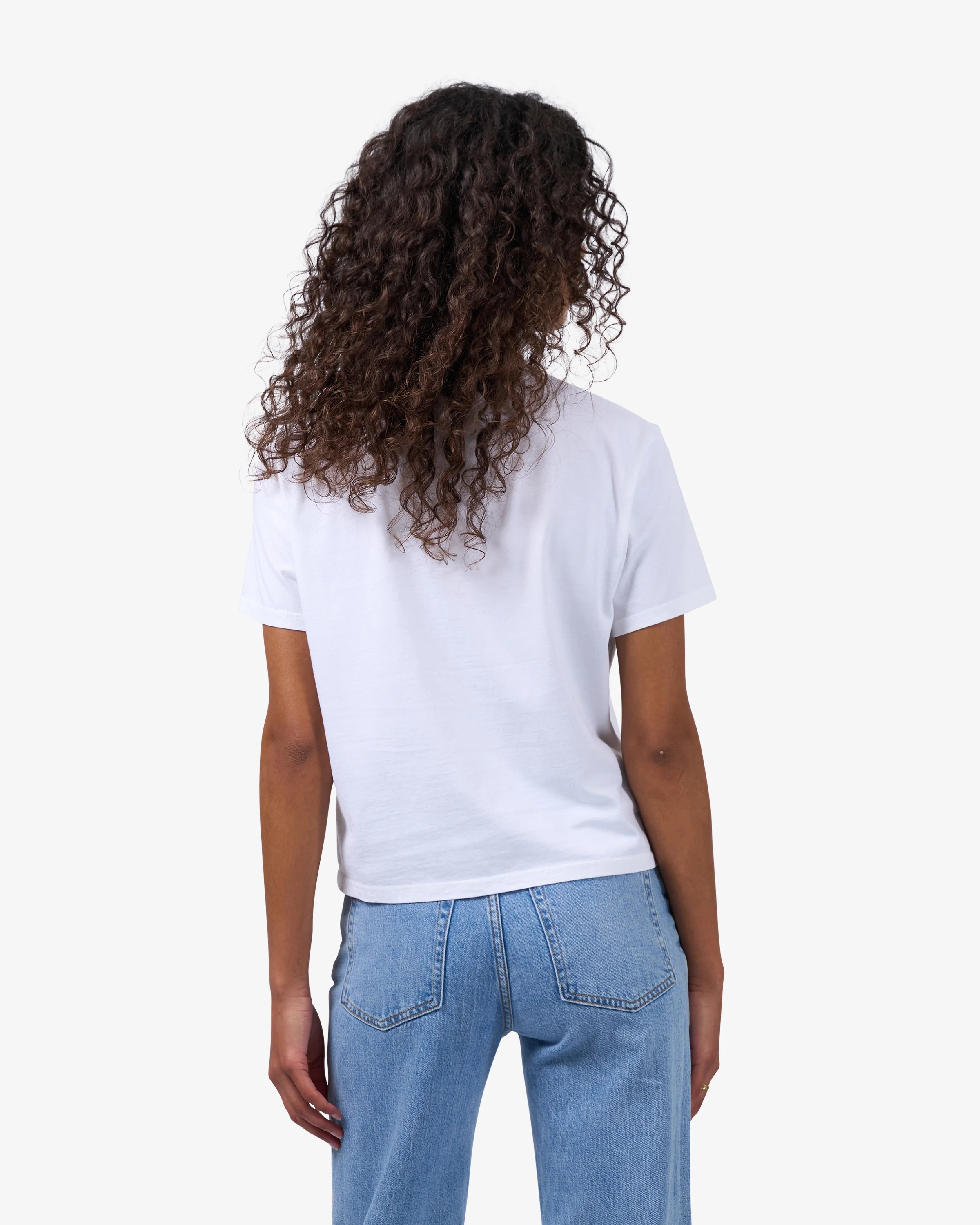Organic Boxy Crop Tee - Faded Black